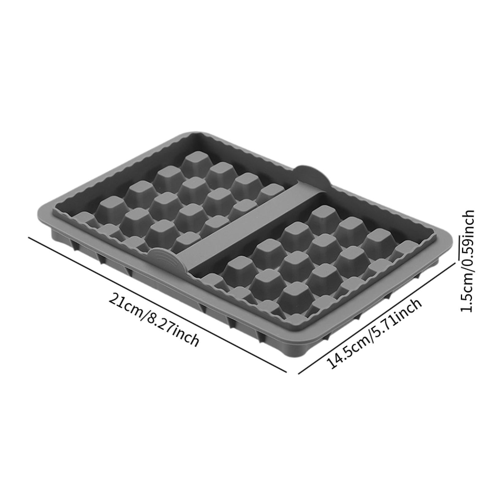 Air Fryer Silicone Waffle Tray Non Stick Baking Tray for Chocolate Cake Soap gray