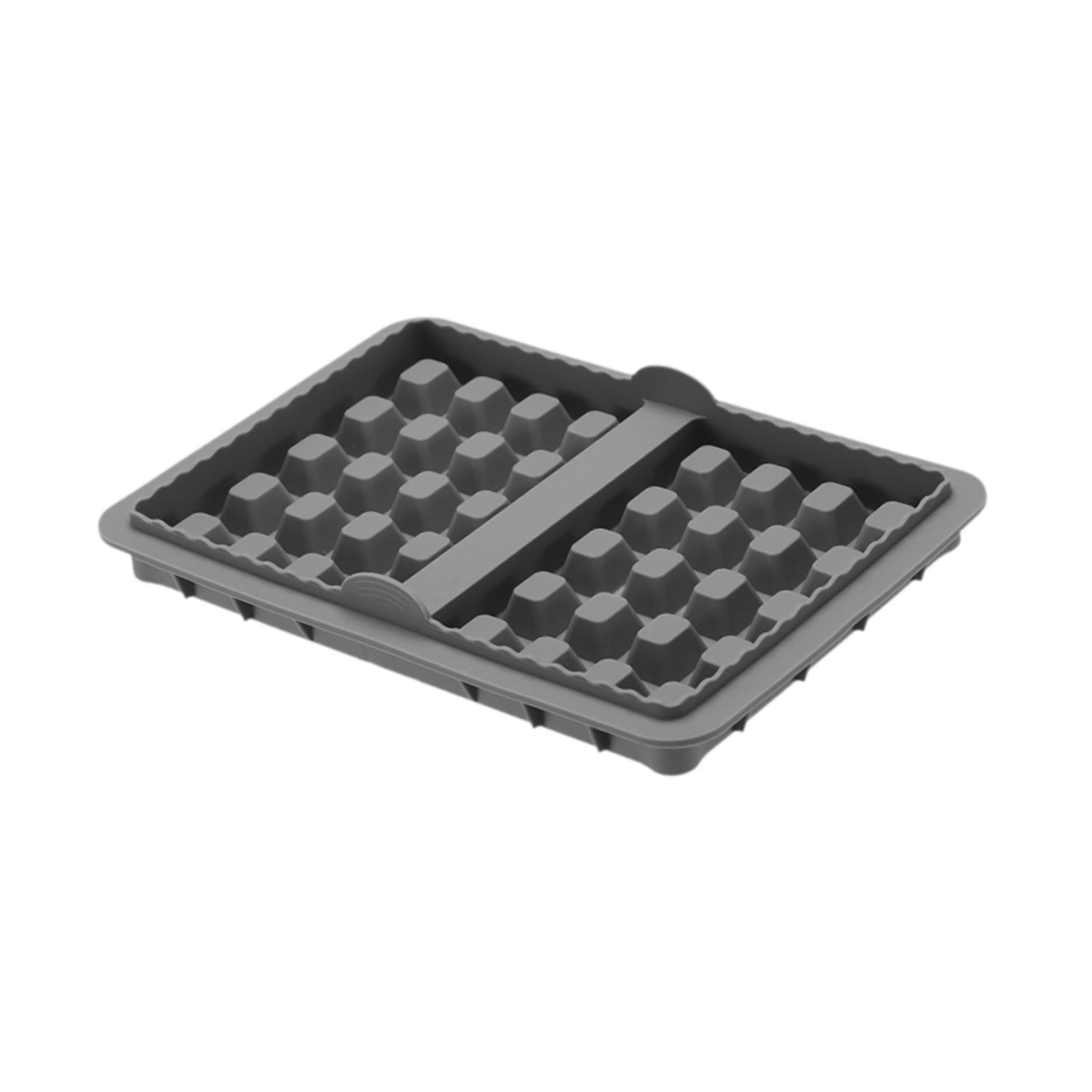 Air Fryer Silicone Waffle Tray Non Stick Baking Tray for Chocolate Cake Soap gray
