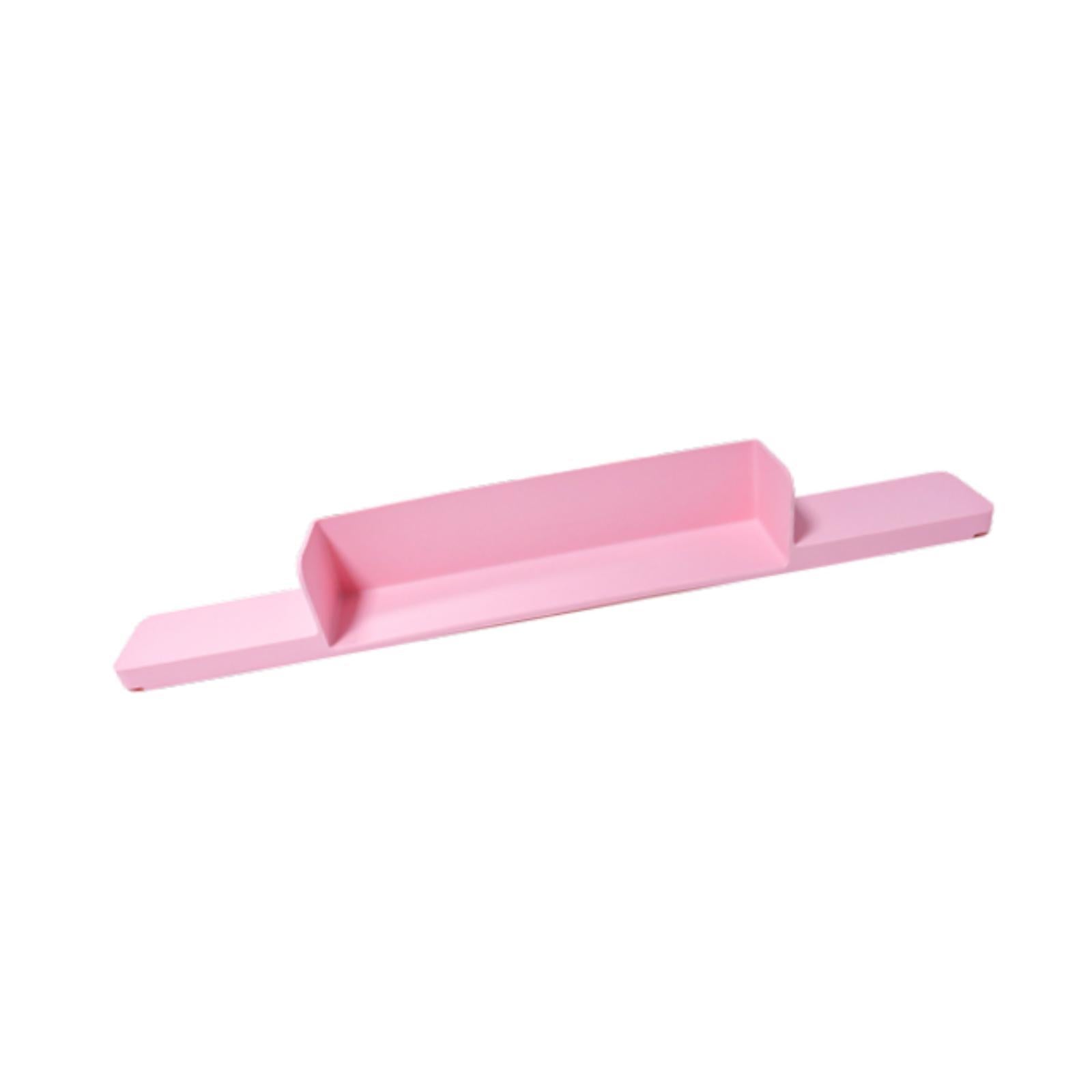 Bathtub Splash Guard Toy Tray Water Guard Shelf for Bathtub Bathroom Kitchen Pink