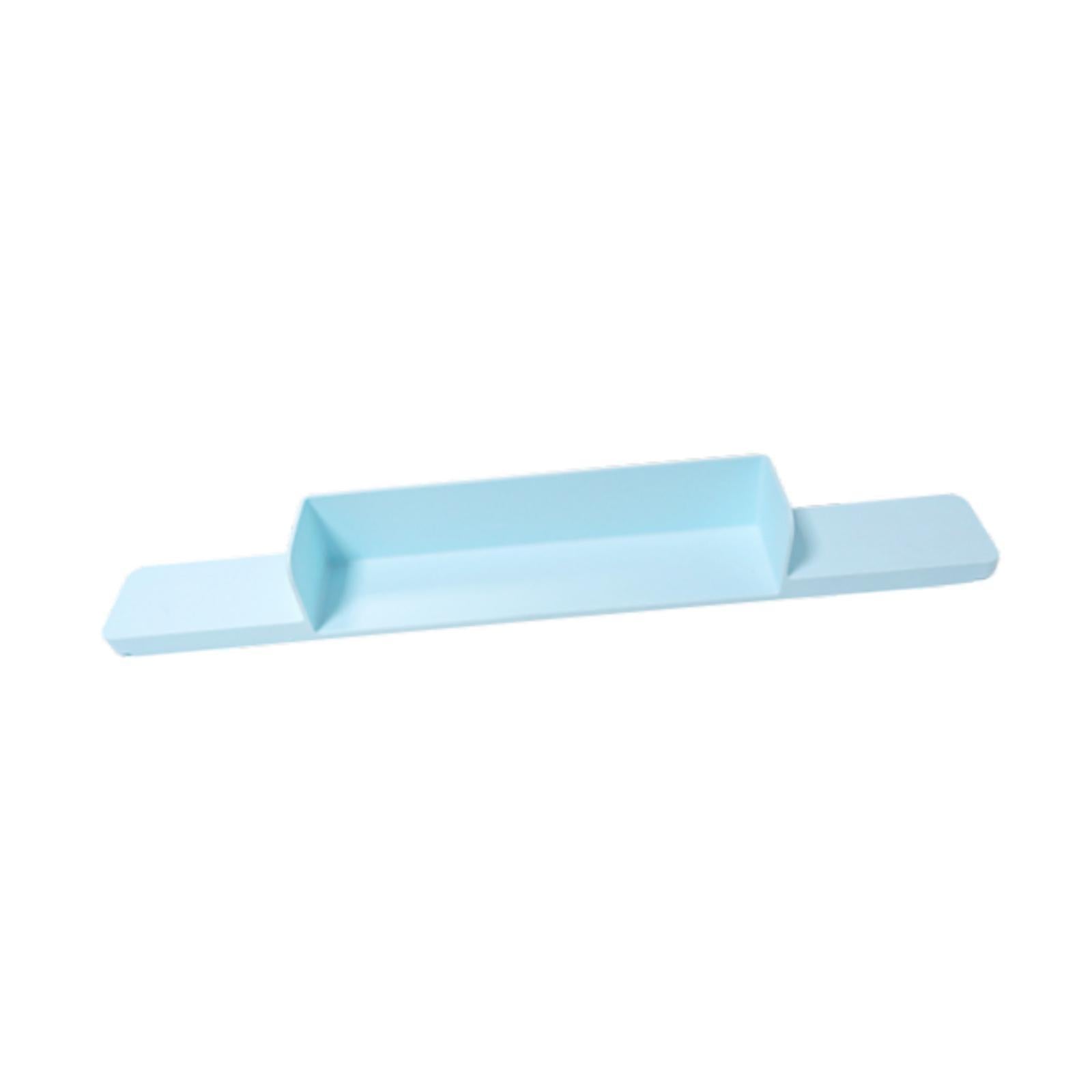 Bathtub Splash Guard Toy Tray Water Guard Shelf for Bathtub Bathroom Kitchen Blue