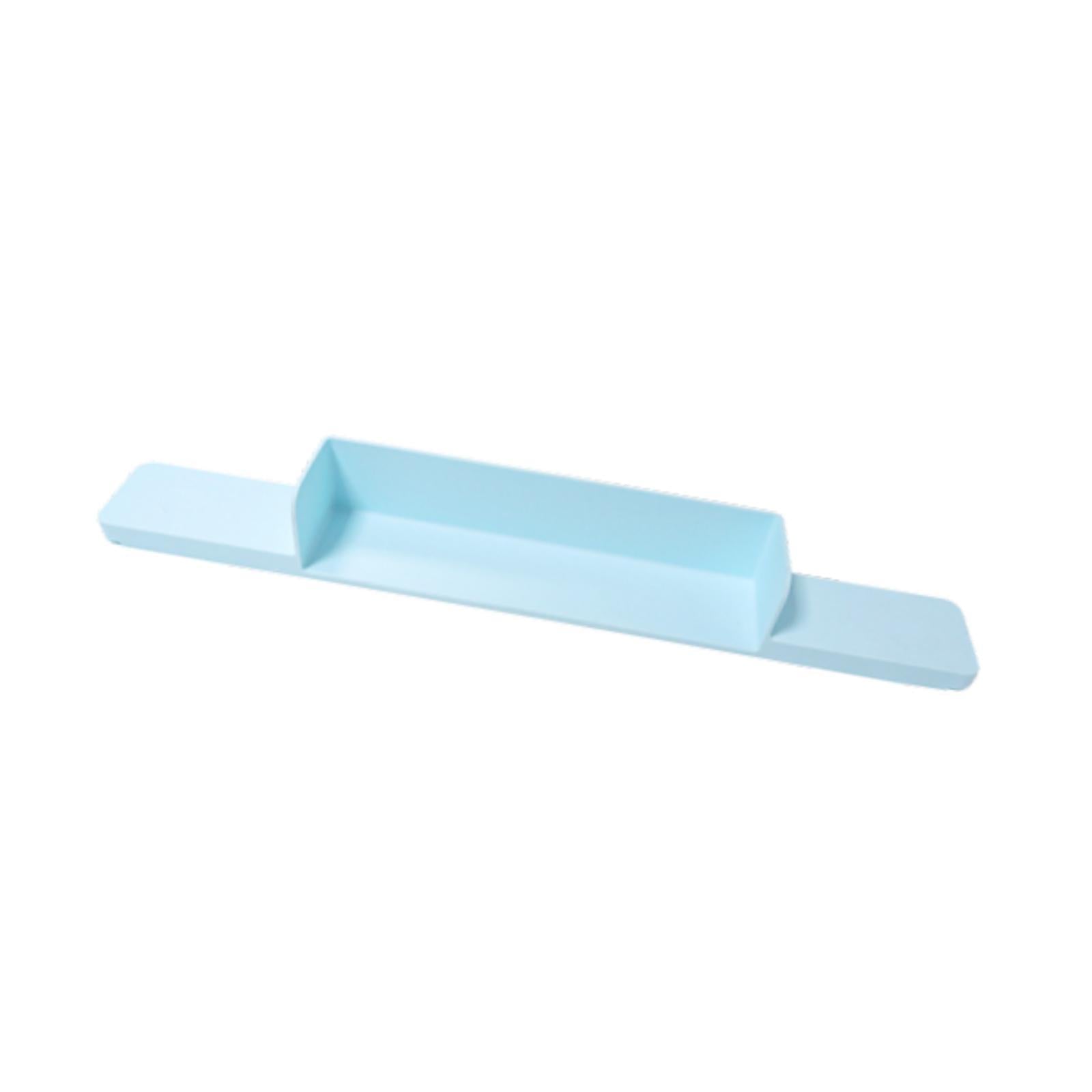 Bathtub Splash Guard Toy Tray Water Guard Shelf for Bathtub Bathroom Kitchen Blue