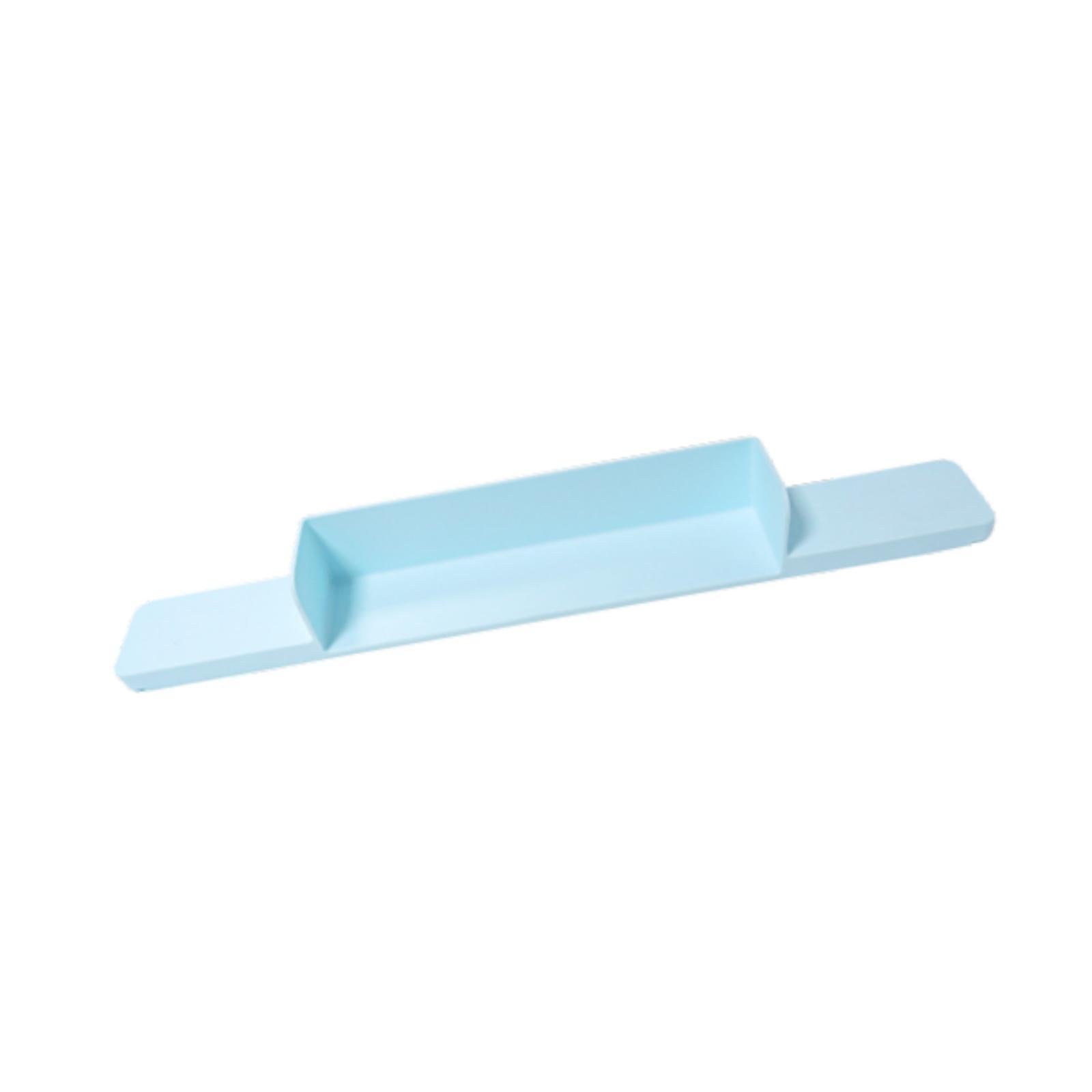 Bathtub Splash Guard Toy Tray Water Guard Shelf for Bathtub Bathroom Kitchen Blue