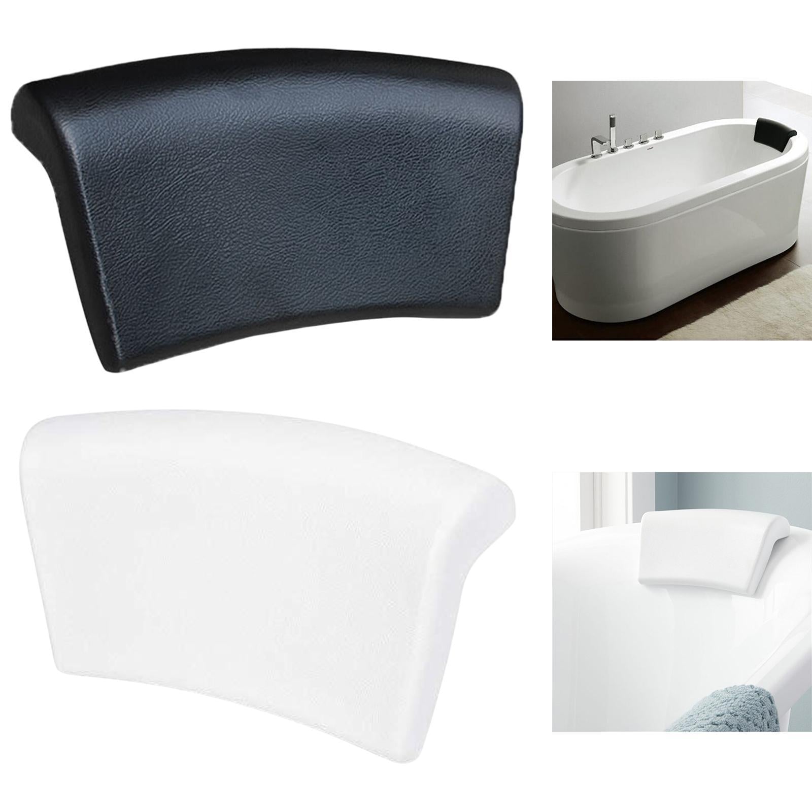 Bathtub Pillow Strong Suction Cup Compact Bath Pillow for Relaxing Hotel SPA White
