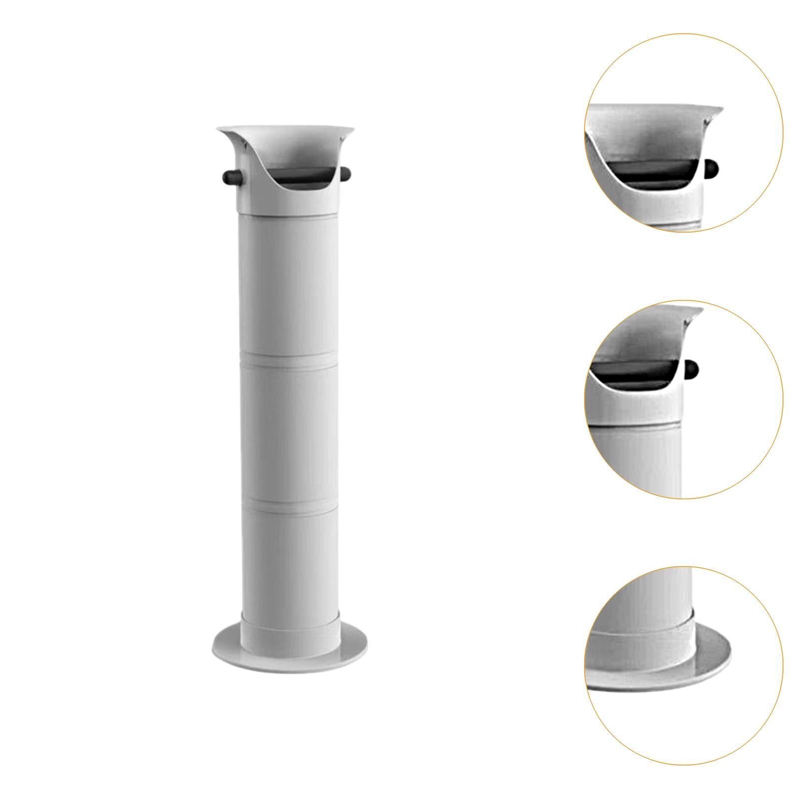 Coffee Knock Box Premium Collection Box for Restaurant Household Coffee Shop White