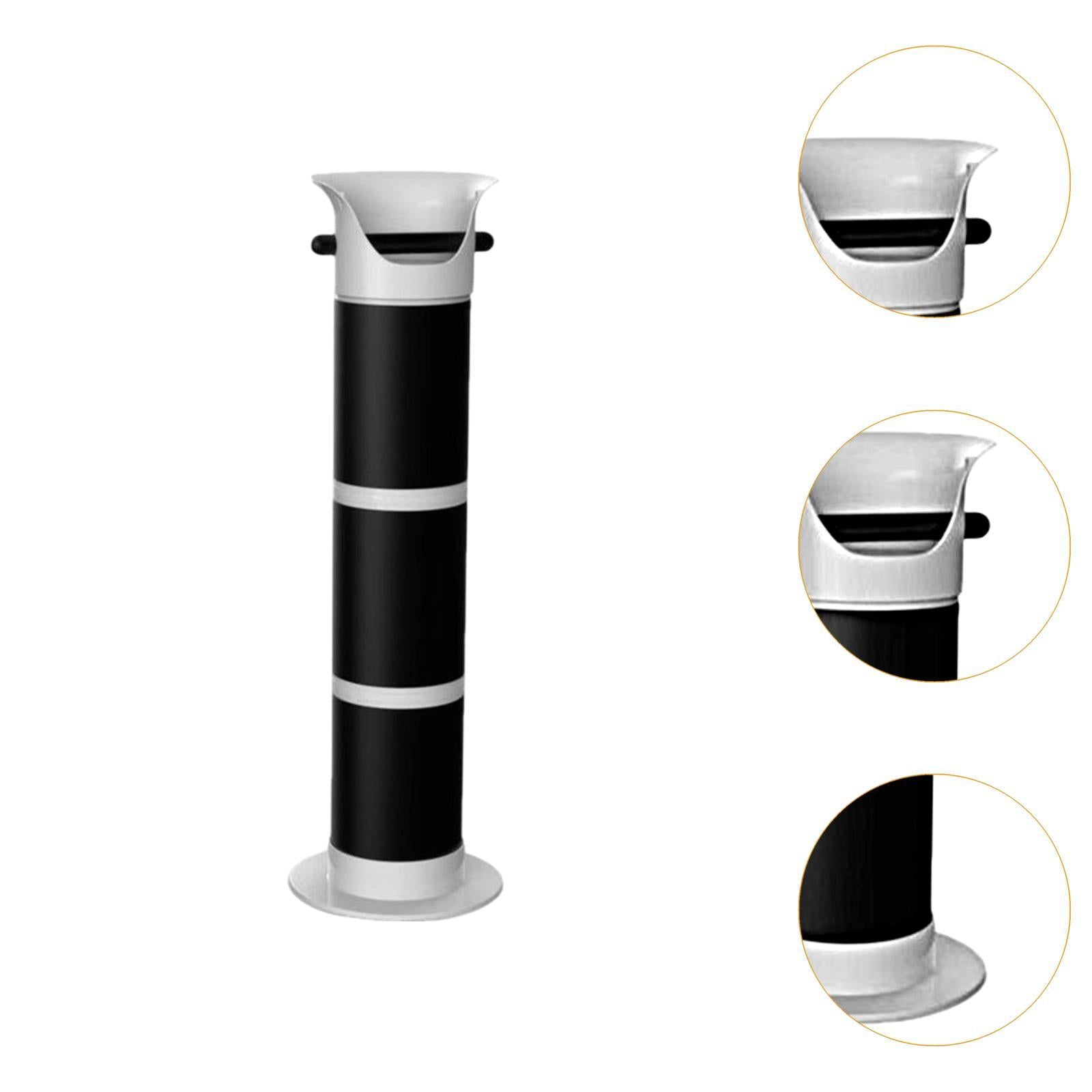 Coffee Knock Box Premium Collection Box for Restaurant Household Coffee Shop White Line