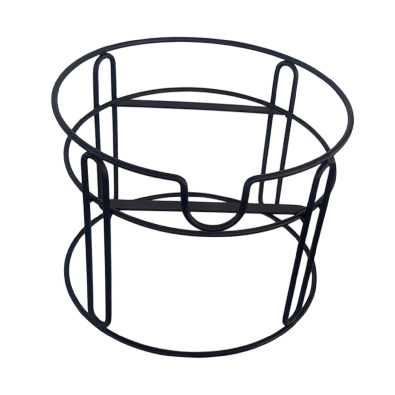 Drink Dispenser Stand Basket Iron Water Jug Holder for Outdoor Kitchen