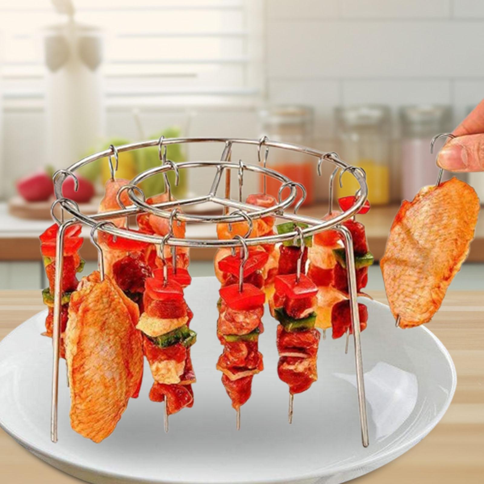 Air Fryer Rack with 24 Skewer Cooking Cooking Rack for Cooling Baking Drying