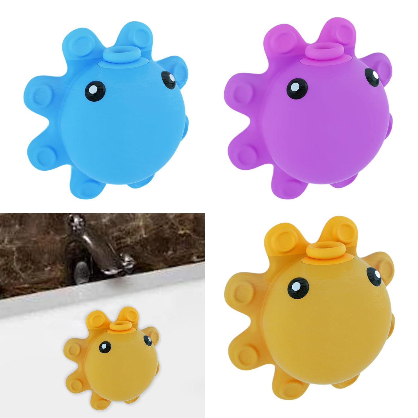 Bathtub Overflow Drain Cover Sturdy Bathtub Drain Cover for Tub Bathroom SPA Blue