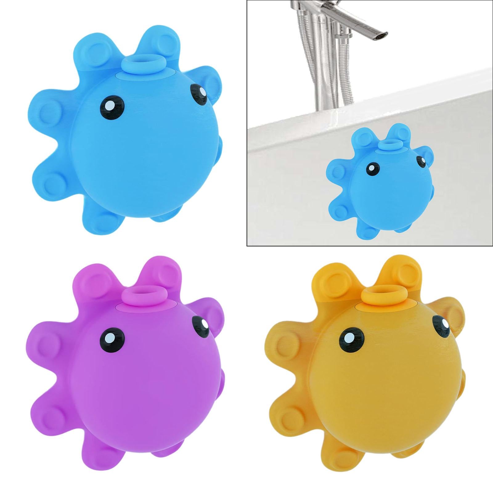 Bathtub Overflow Drain Cover Sturdy Bathtub Drain Cover for Tub Bathroom SPA Blue