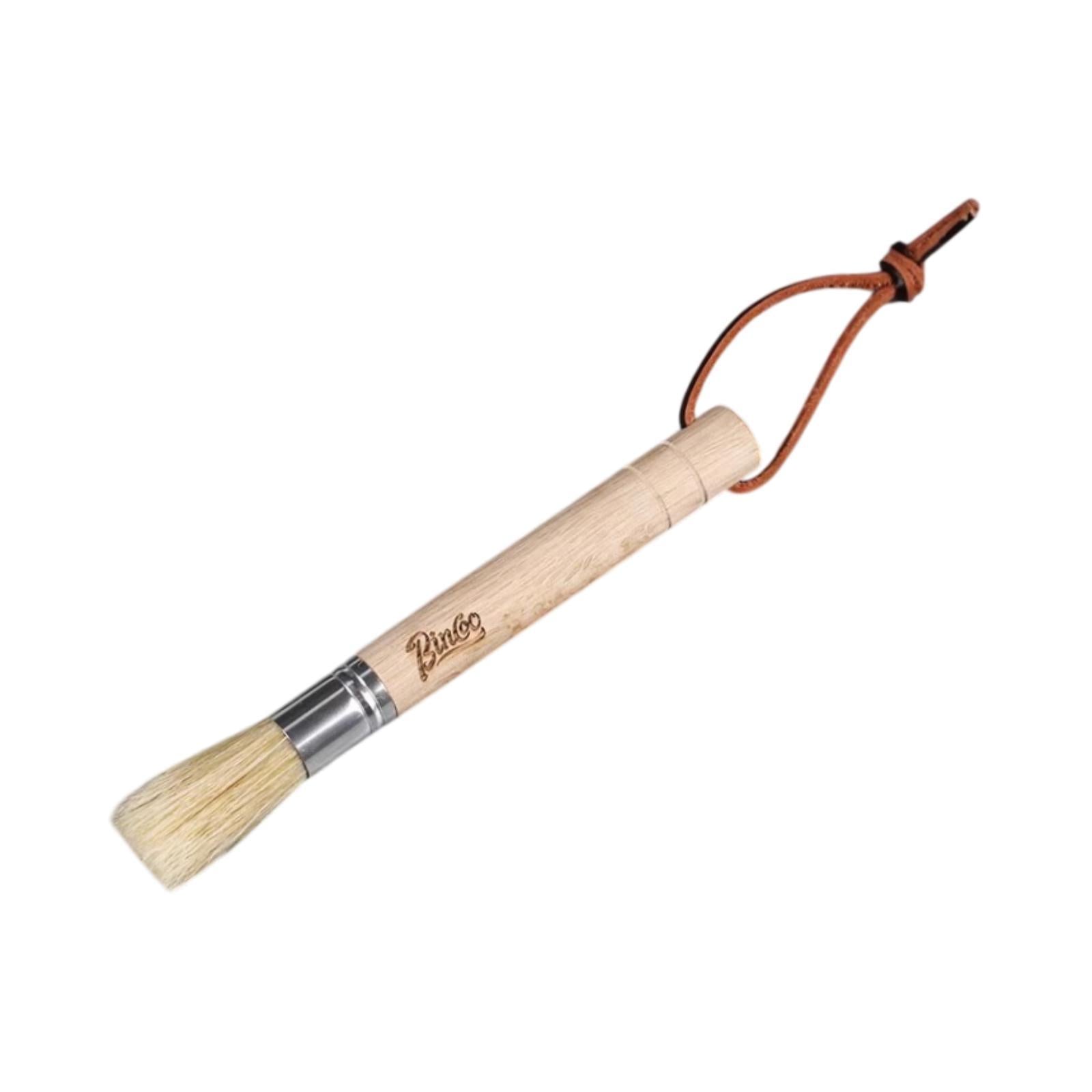 Coffee Grinder Cleaning Brush Cleaner Tool Bean Grain Espresso Machine Brush Beech Wood