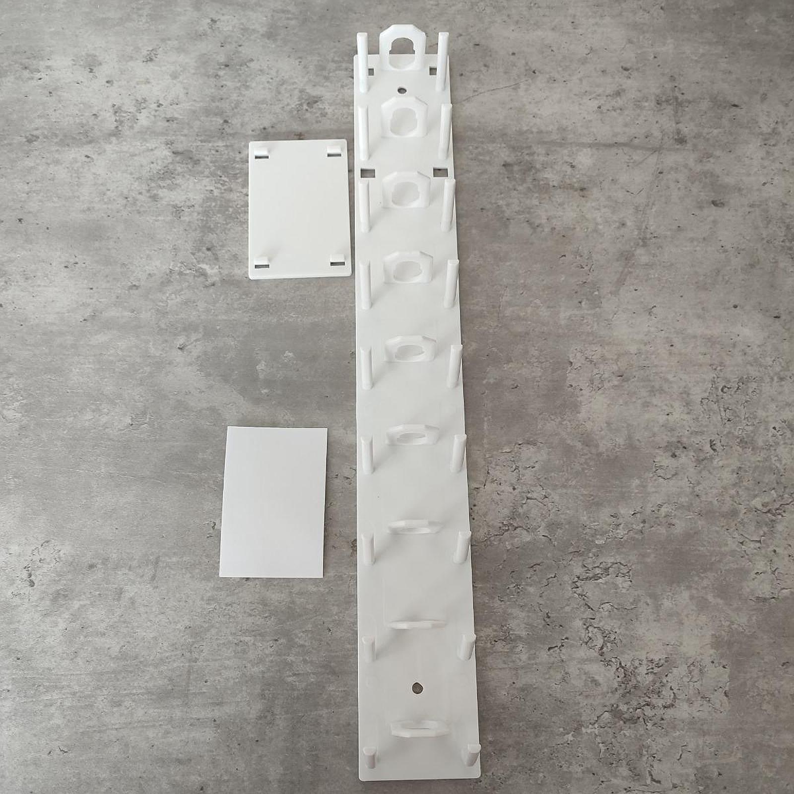 Baseball Cap Organizer Hat Storage Organizer for Cloakroom Storeroom Laundry White