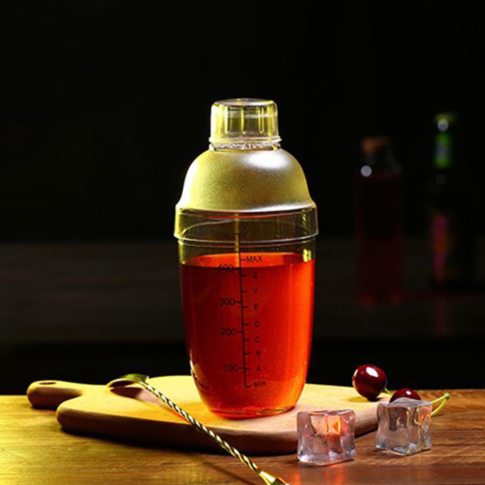 Cocktail Shaker Accessories Hand Shaker with Scales for Home Drink Party 500ml