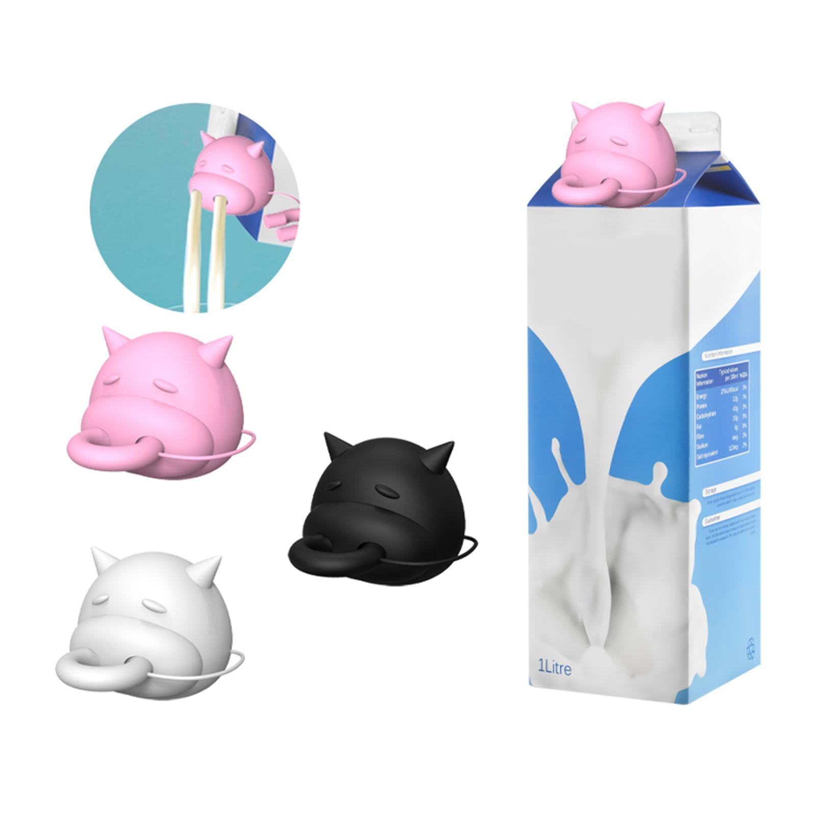 Cow Udder Milk Carton Cap Funny Boxed Milk Cap for Shop Holiday Thanksgiving pink