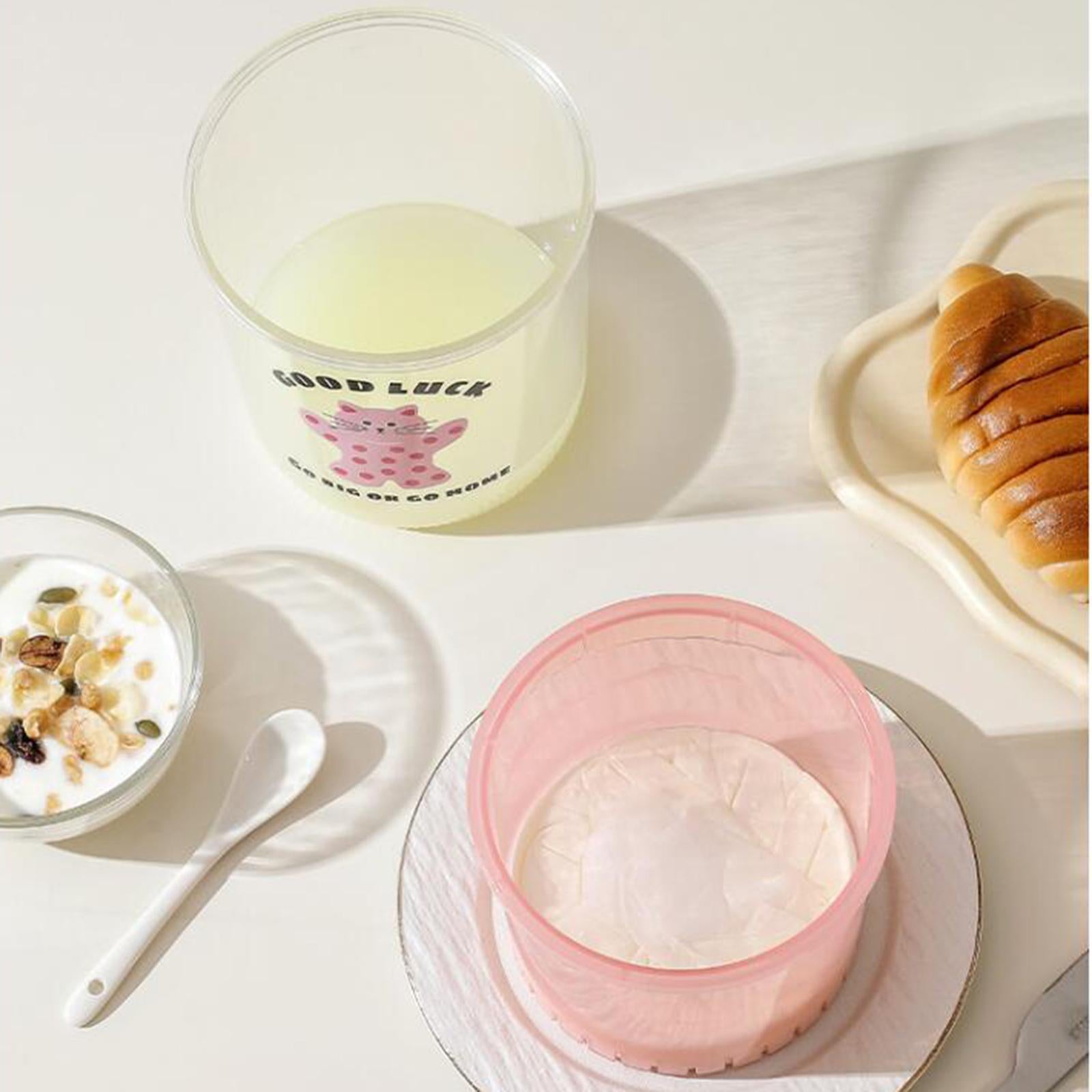 Yogurt Strainer Home Use Yoghurt Filter for Sauce Berries Thick Greek Yogurt Pink