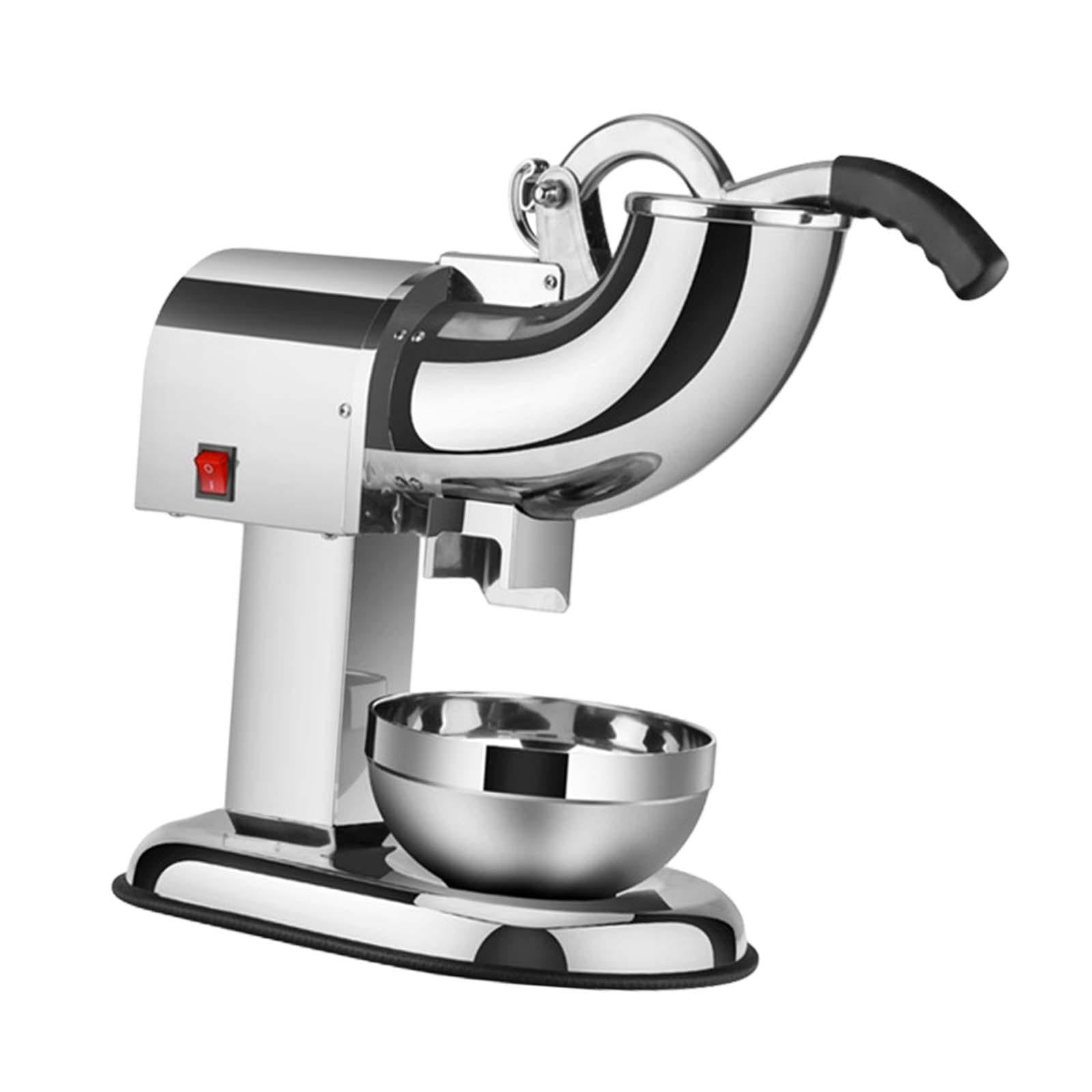 Electric Shaved Ice Machine Electric Ice Crusher for Refreshing Beverage Bar