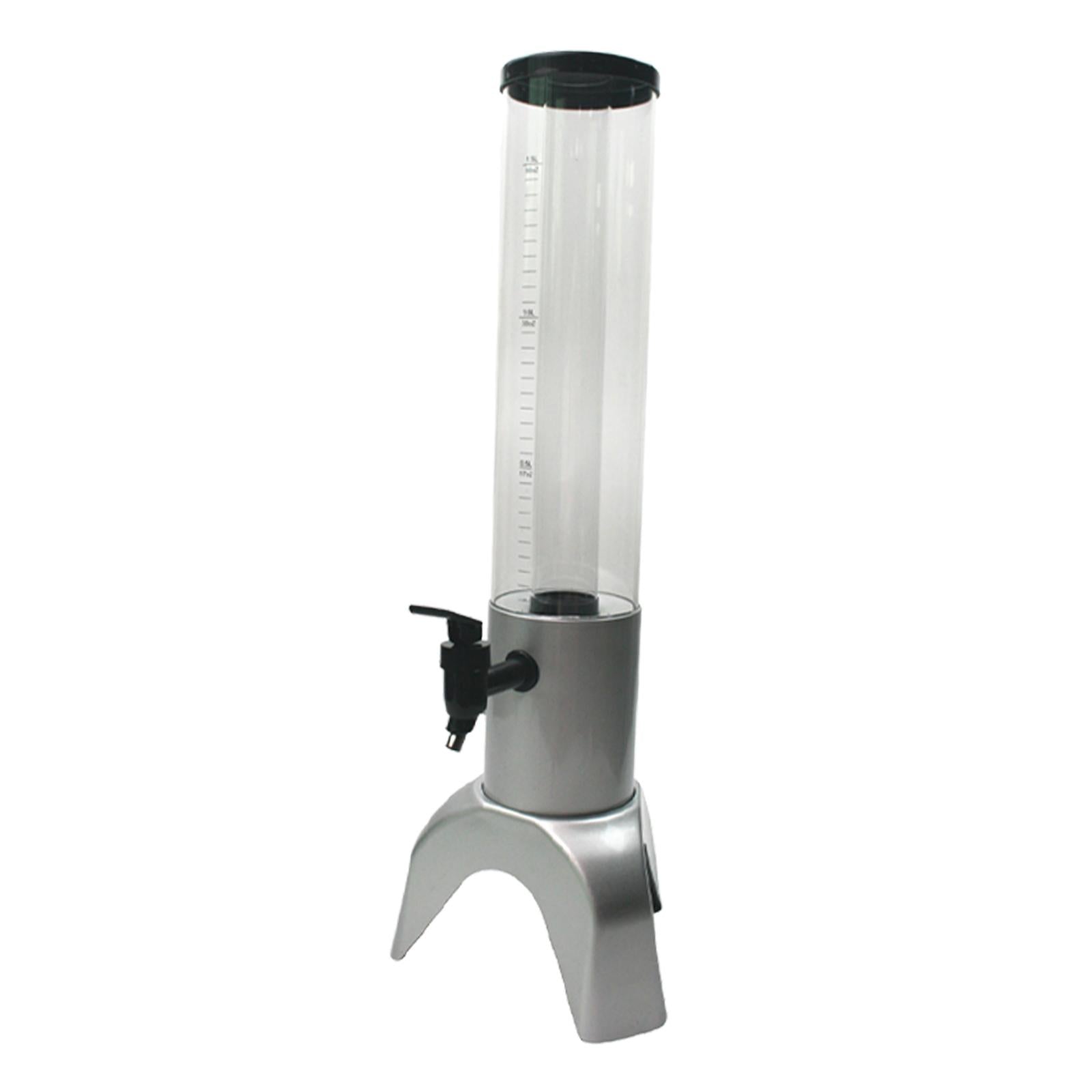 Beer Dispenser Margarita Sturdy Tabletop for Home Restaurants 1.5L silver