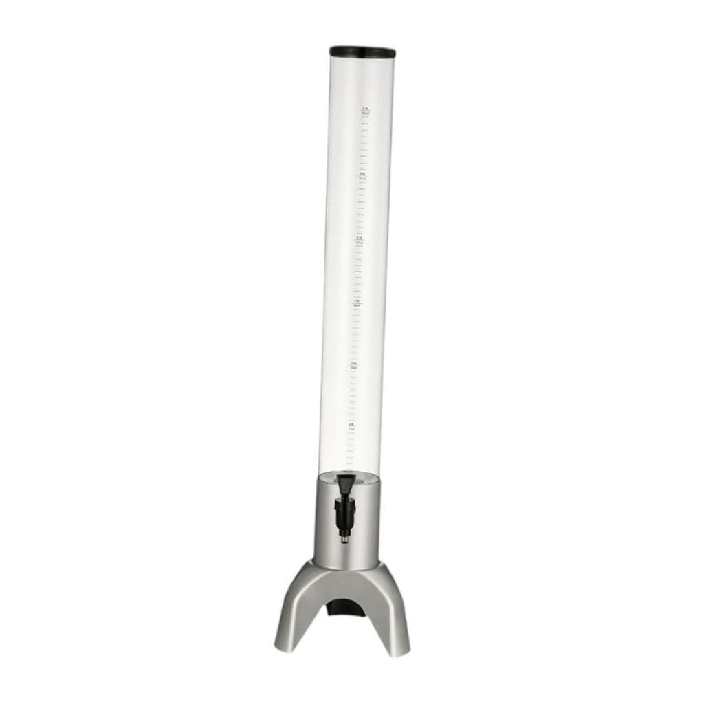 Mimosa Tower Versatile Tabletop Beer Dispenser for Juice Outdoor Restaurants 3L Silver