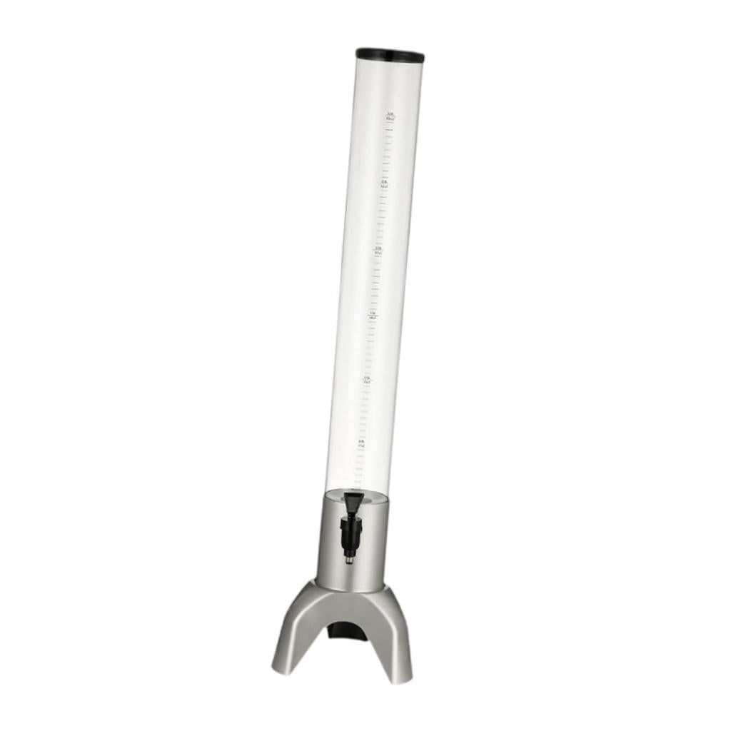 Mimosa Tower Versatile Tabletop Beer Dispenser for Juice Outdoor Restaurants 3L Silver