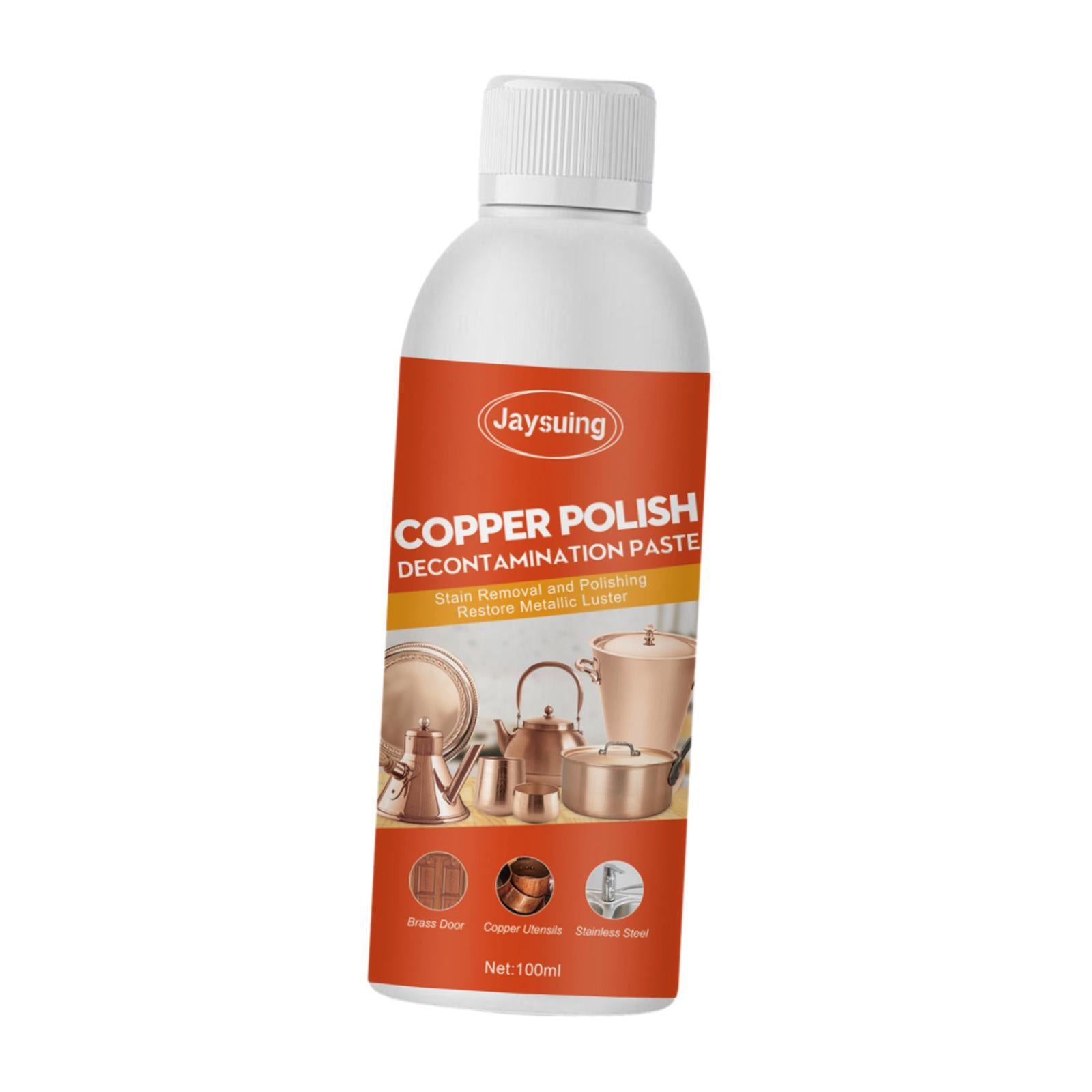 Copper Cleaner 100ml Cleaning Care Tool Brightener High Gloss for Brass Door