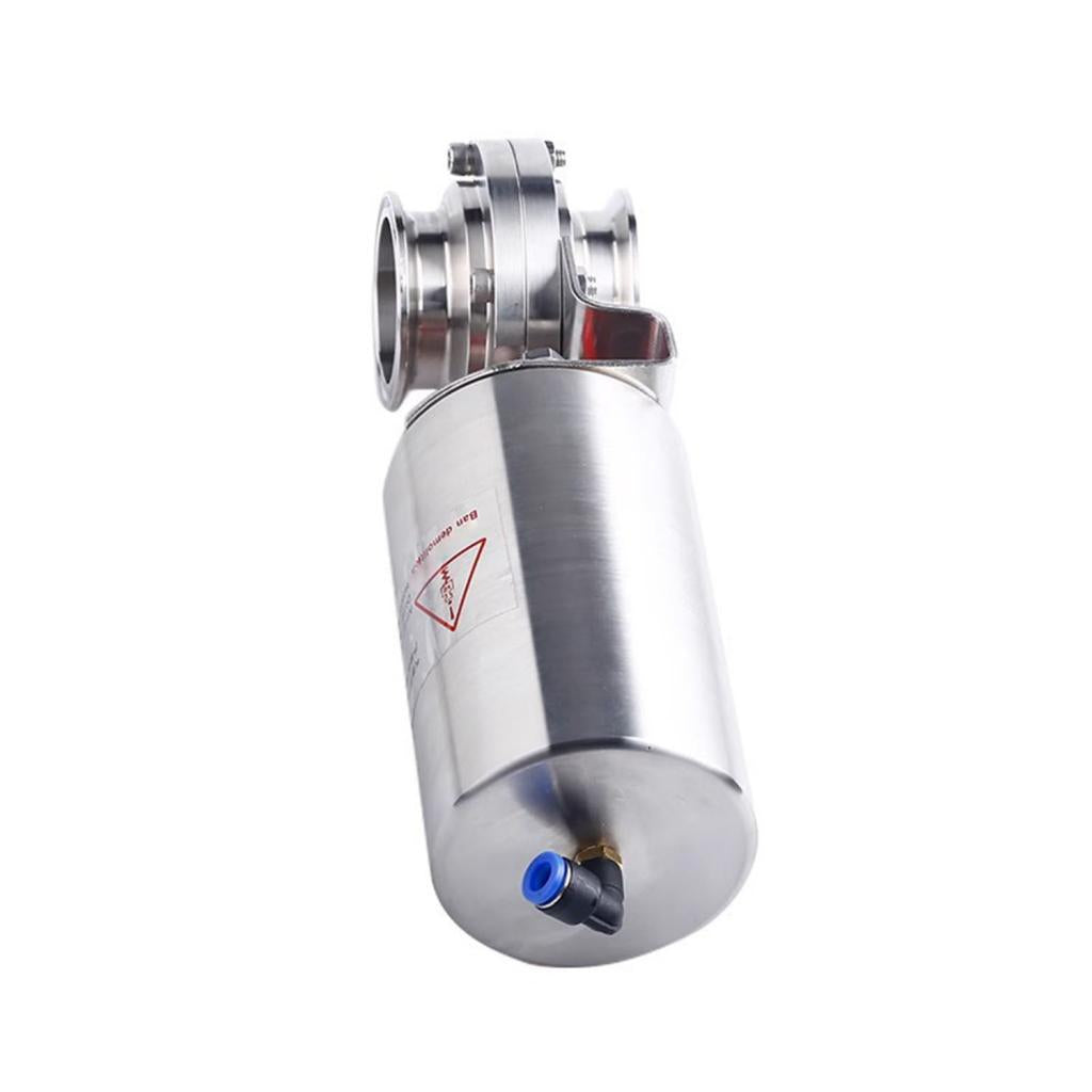 Sanitary Butterfly Valve Pneumatic Actuator for Bioengineering Beer Beverage 76mm