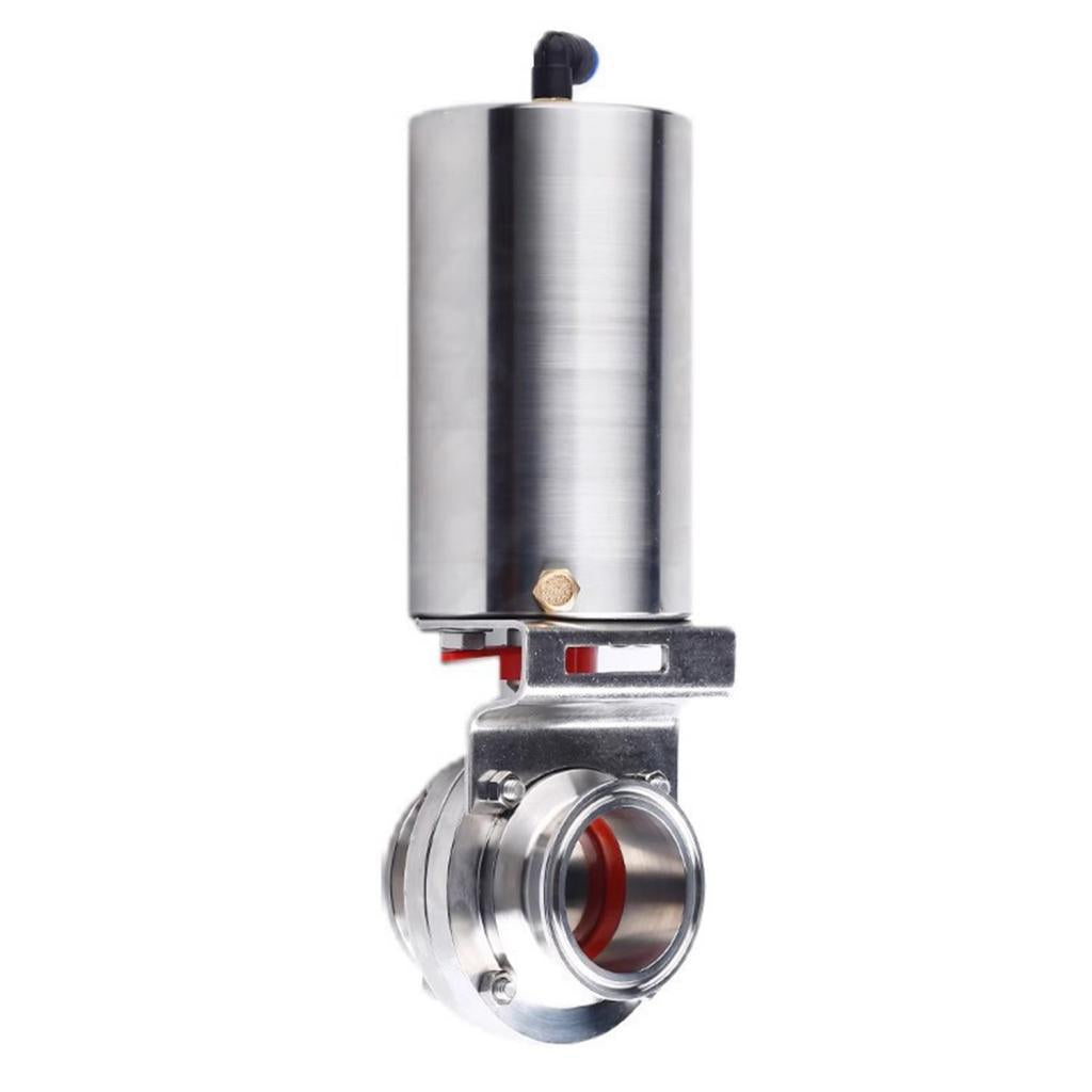 Sanitary Butterfly Valve Pneumatic Actuator for Bioengineering Beer Beverage 76mm
