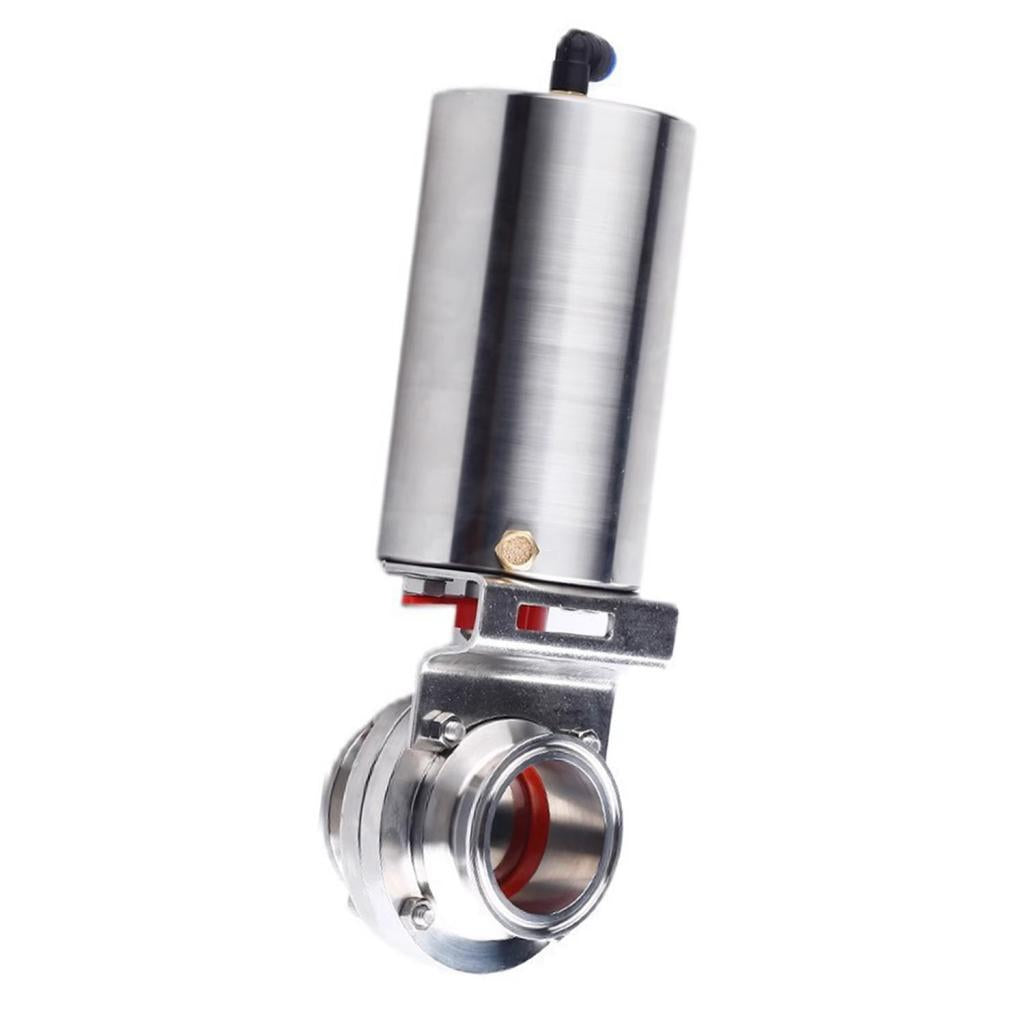 Sanitary Butterfly Valve Pneumatic Actuator for Bioengineering Beer Beverage 102mm