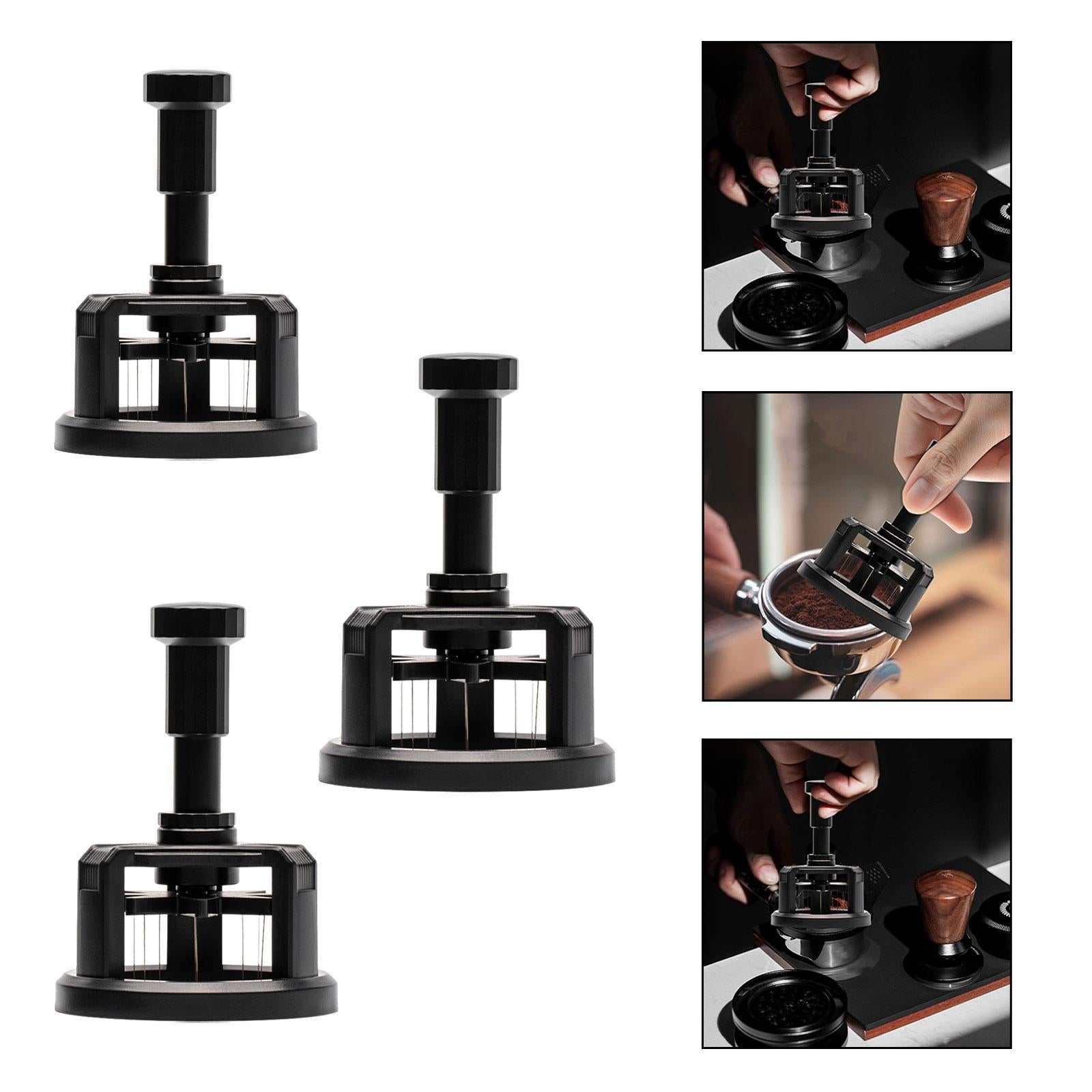 Espresso Distribution Tool Rotatable Coffee Distributor for Coffee Shop Home 51mm