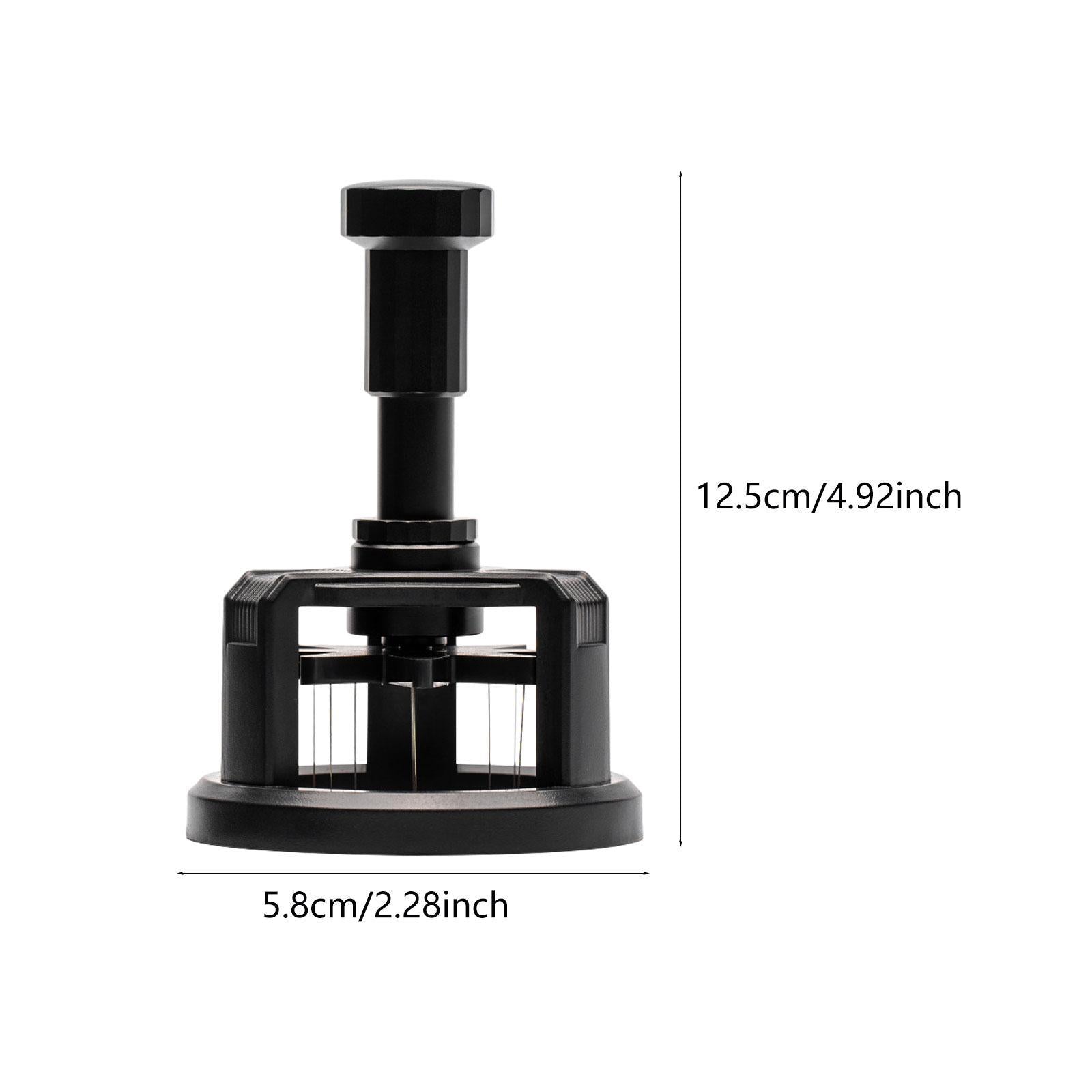 Espresso Distribution Tool Rotatable Coffee Distributor for Coffee Shop Home 58mm