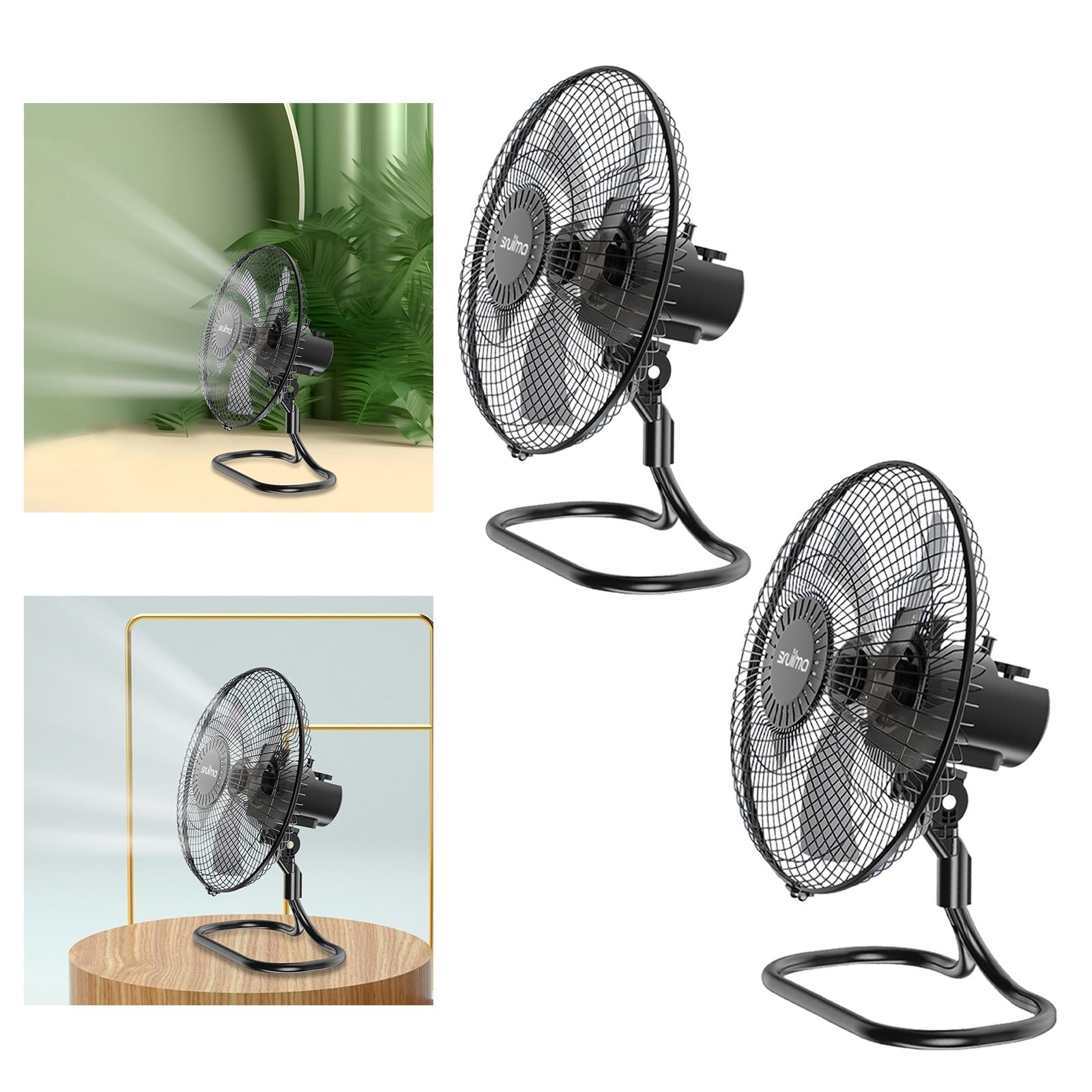 Floor Fan Quiet High Performance Premium Mini Desk Fan for Dorm Desk Bedroom 14 inch