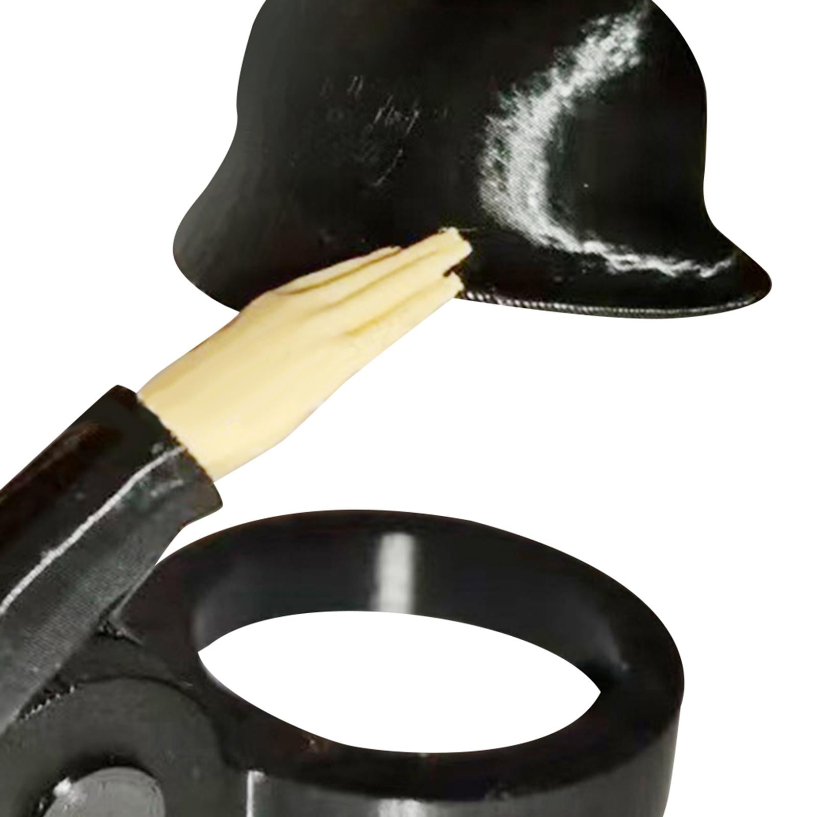 Beer Bottle Helmet Beverage Cap for Standard Beer Bottles (330-500ml) Hiking black color