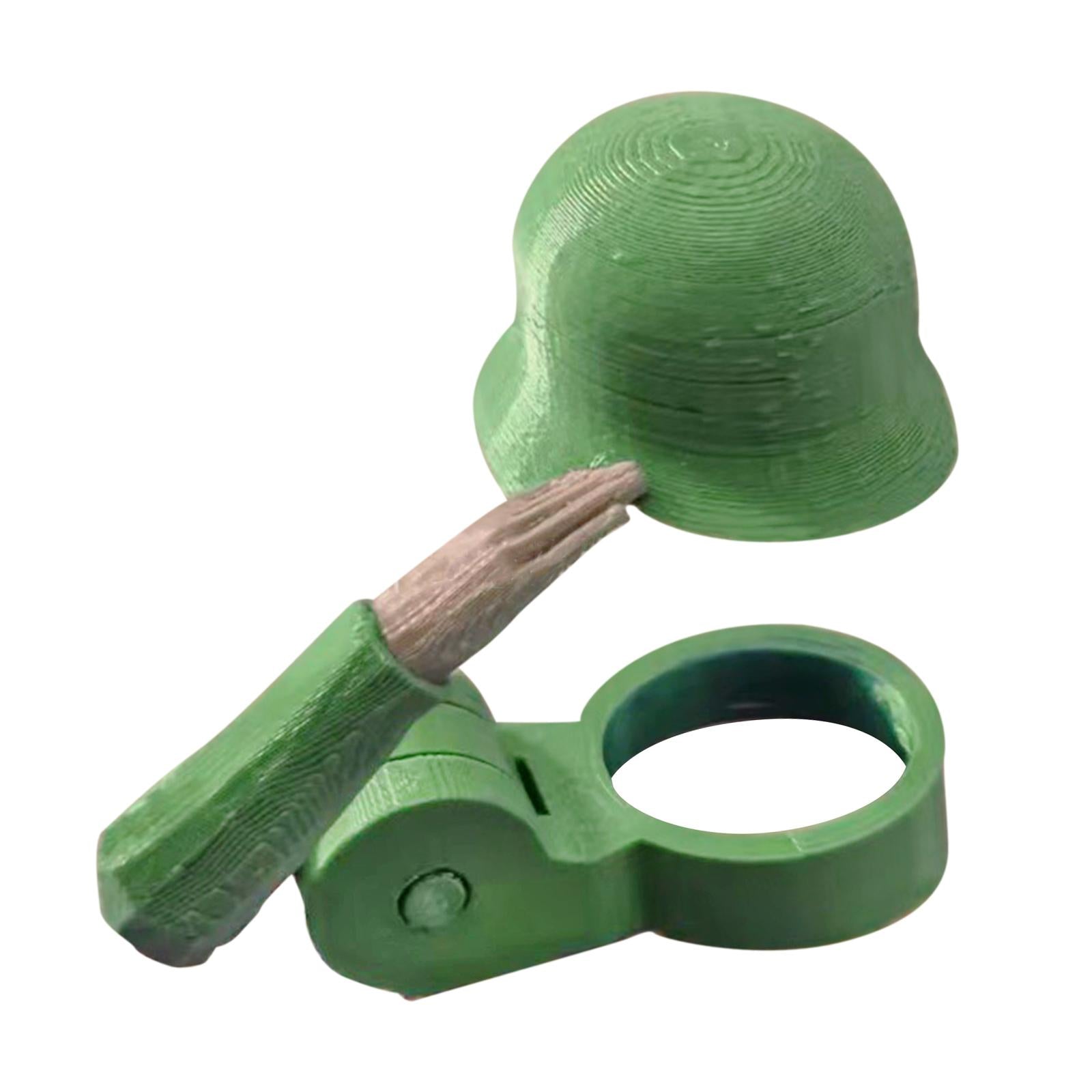Beer Bottle Helmet Beverage Cap for Standard Beer Bottles (330-500ml) Hiking green