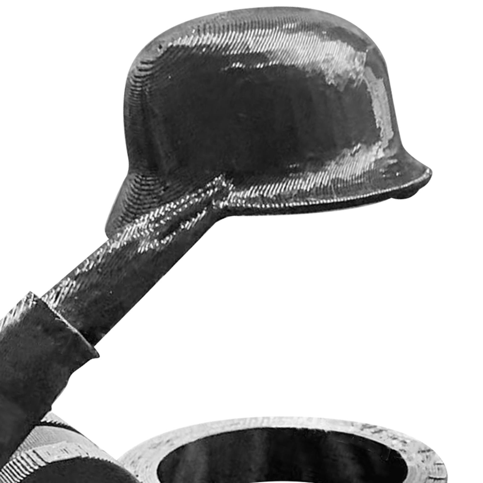 Beer Bottle Helmet Beverage Cap for Standard Beer Bottles (330-500ml) Hiking black