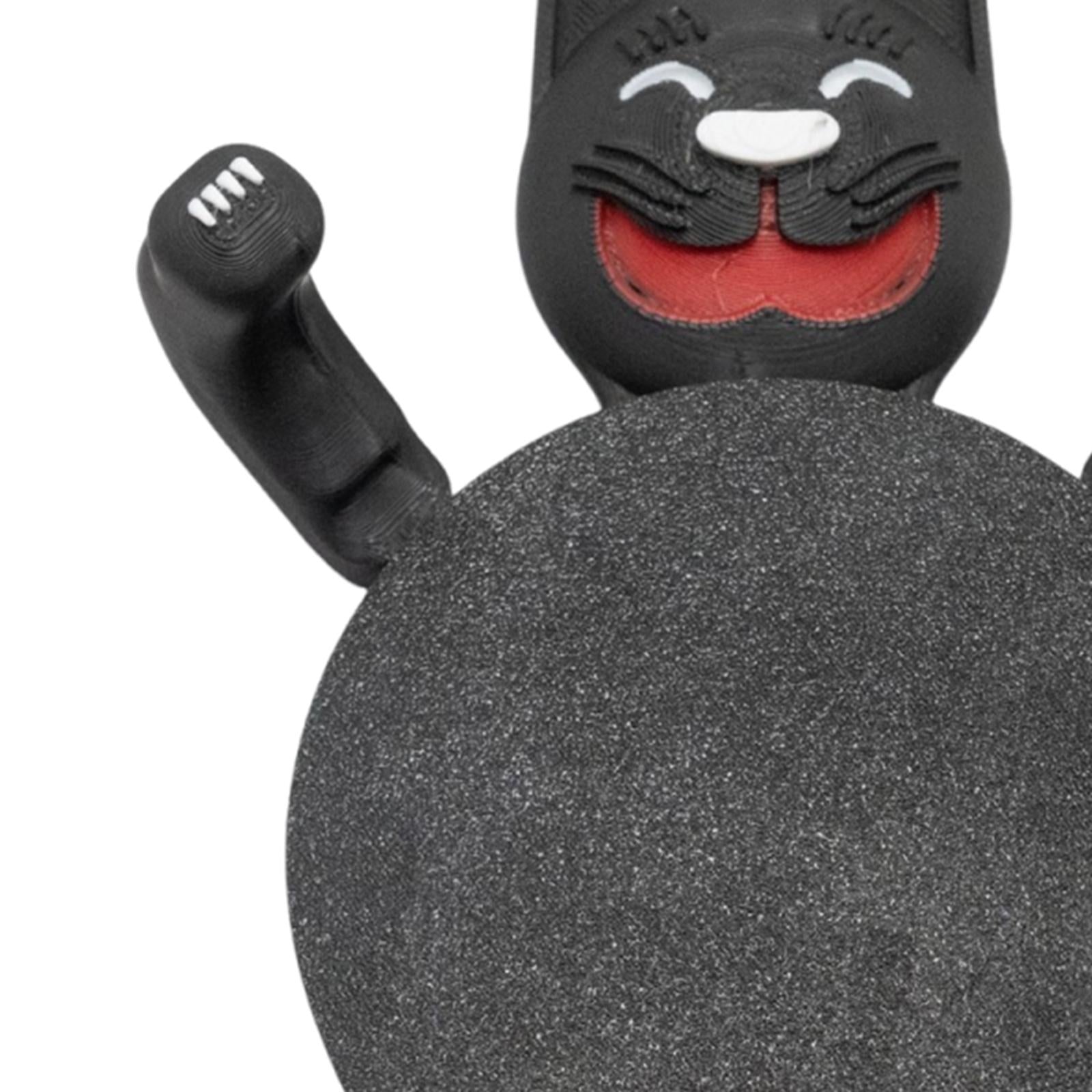 Cat Coaster Cup Holder Unique Insulation Pad for Holiday Party Kitchen Decor Black