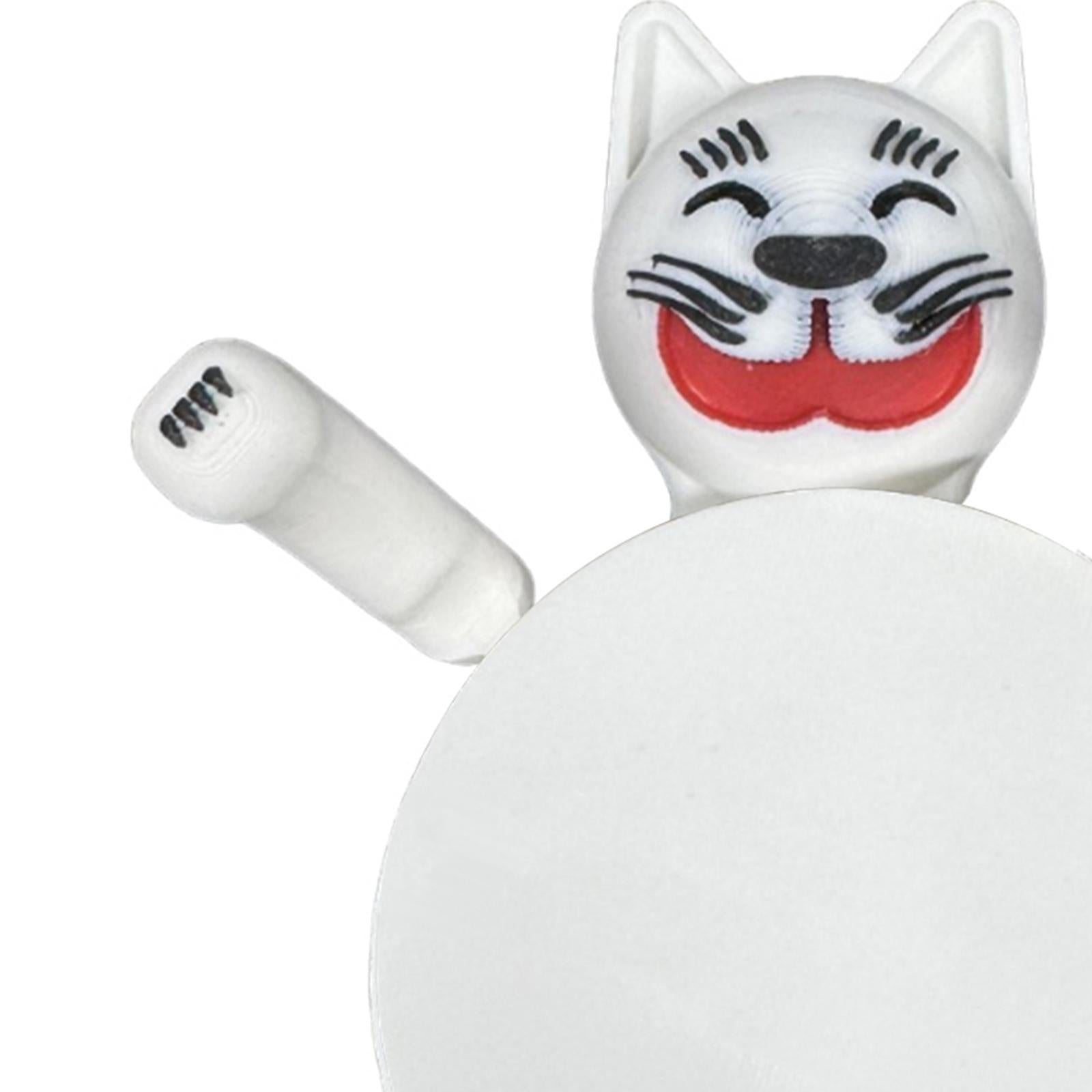 Cat Coaster Cup Holder Unique Insulation Pad for Holiday Party Kitchen Decor White
