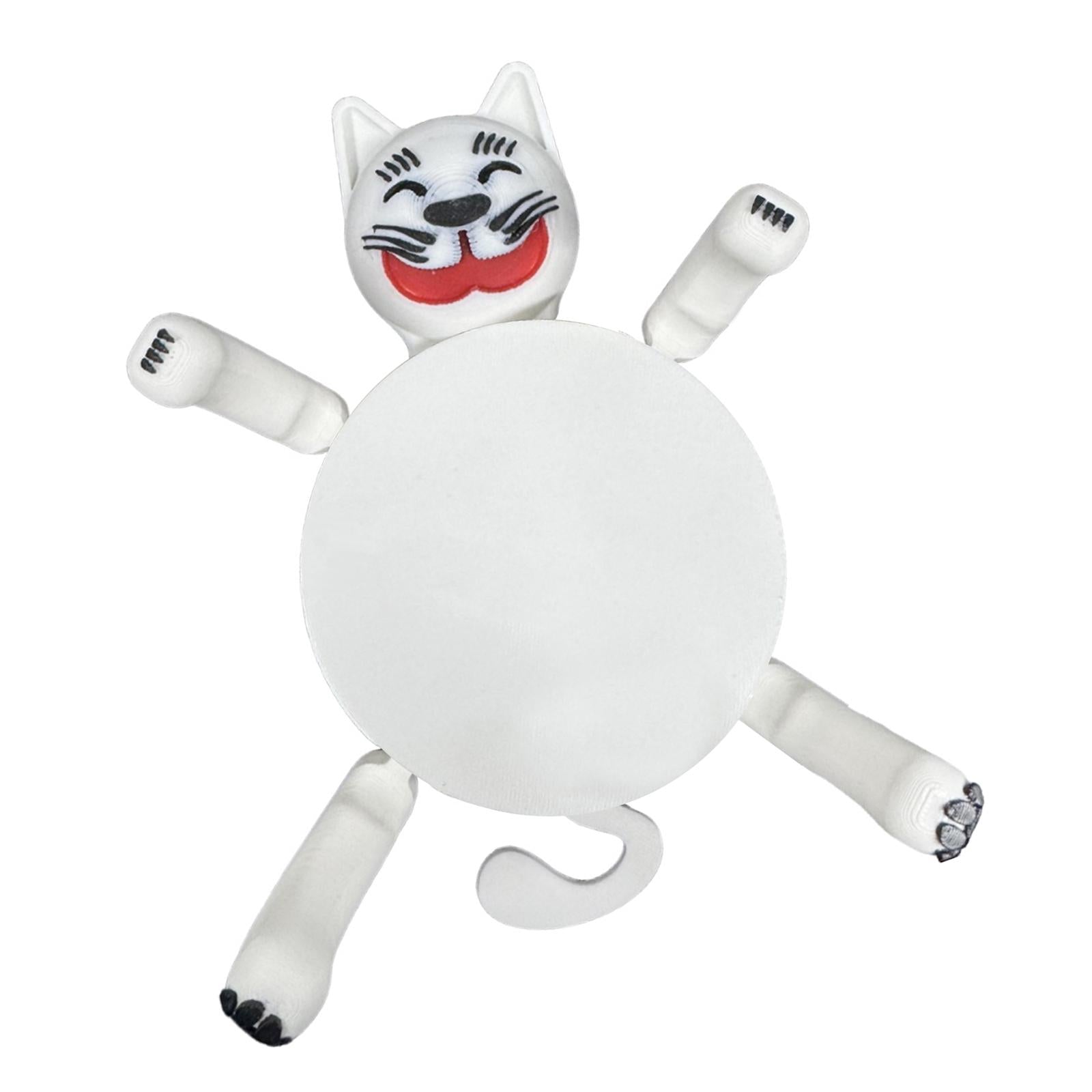 Cat Coaster Cup Holder Unique Insulation Pad for Holiday Party Kitchen Decor White