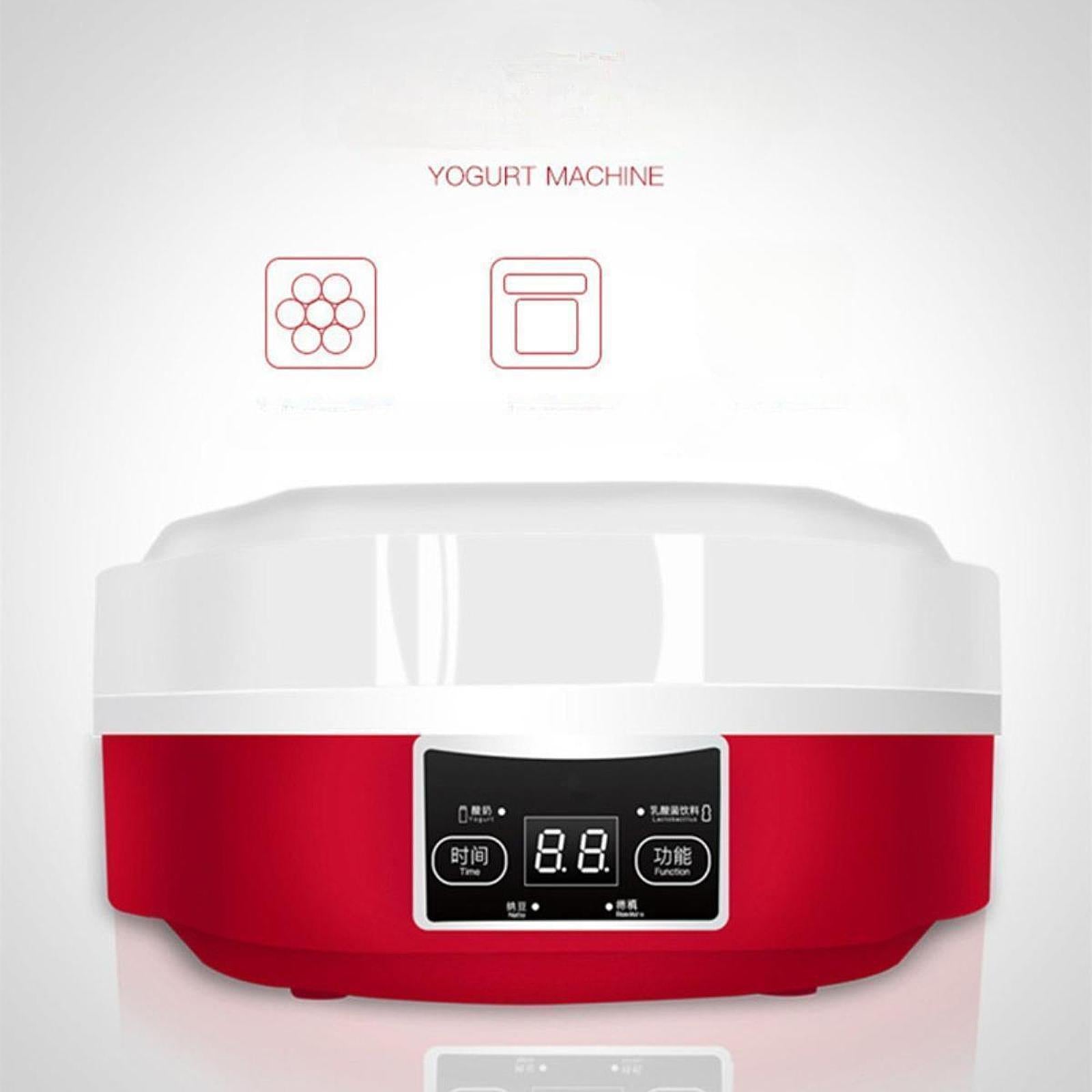 Electric Yogurt Maker Low Noise Digital Natto Maker Stainless Steel Liner