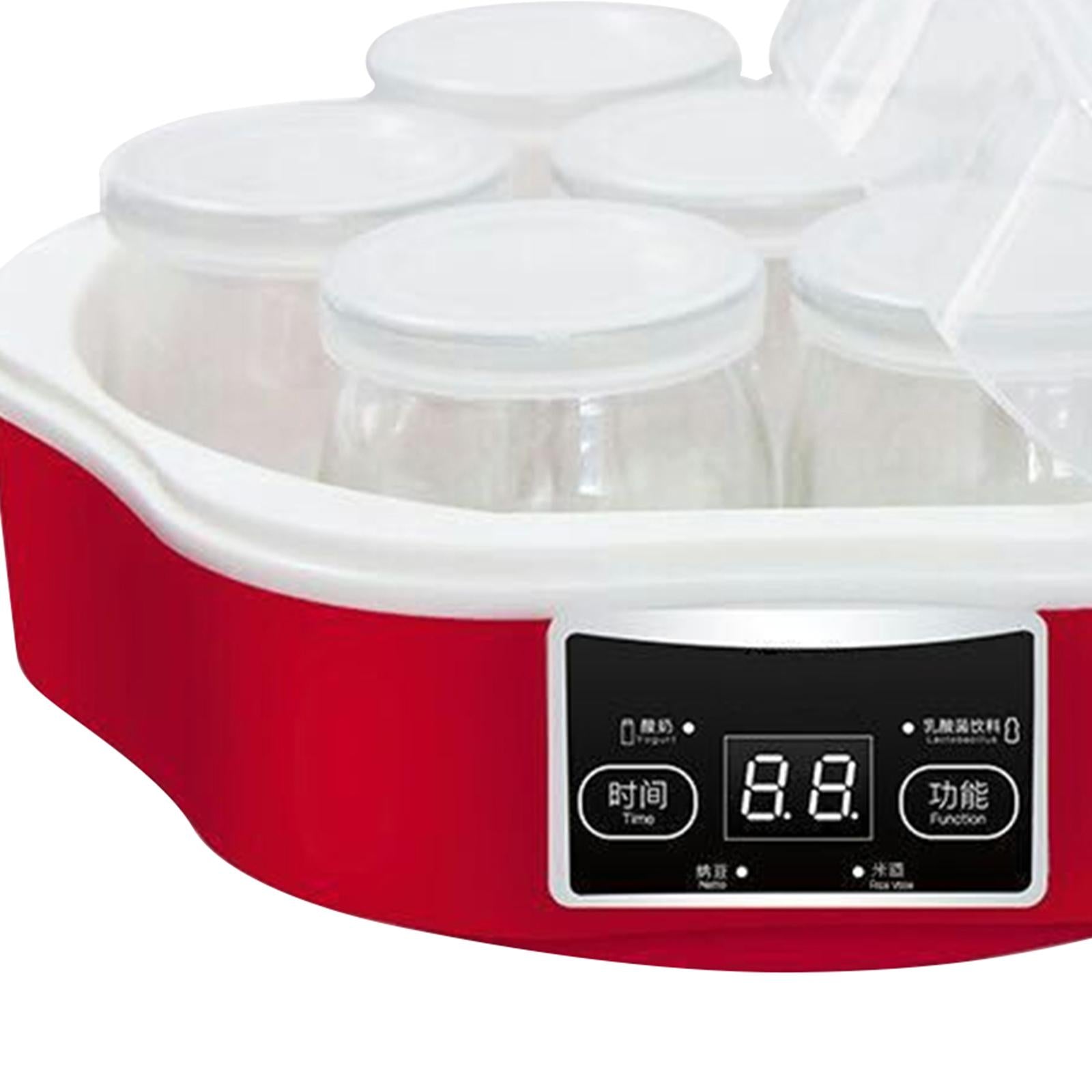 Electric Yogurt Maker with 7 Glass Jars for Restaurant Dining Room Gathering