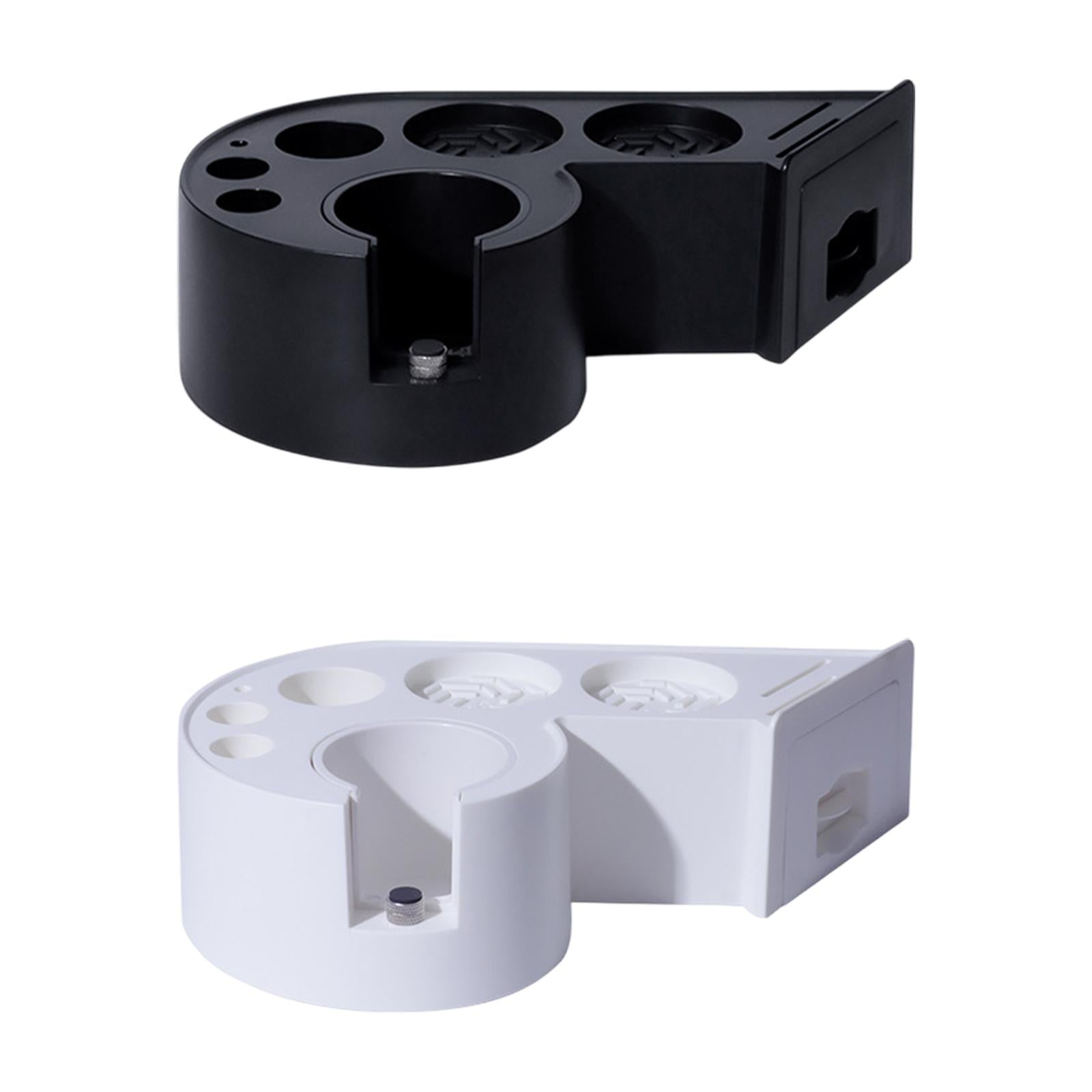 Espresso Tamping Station Organizer Accessory Versatile 29x18x9cm with Drawer Black