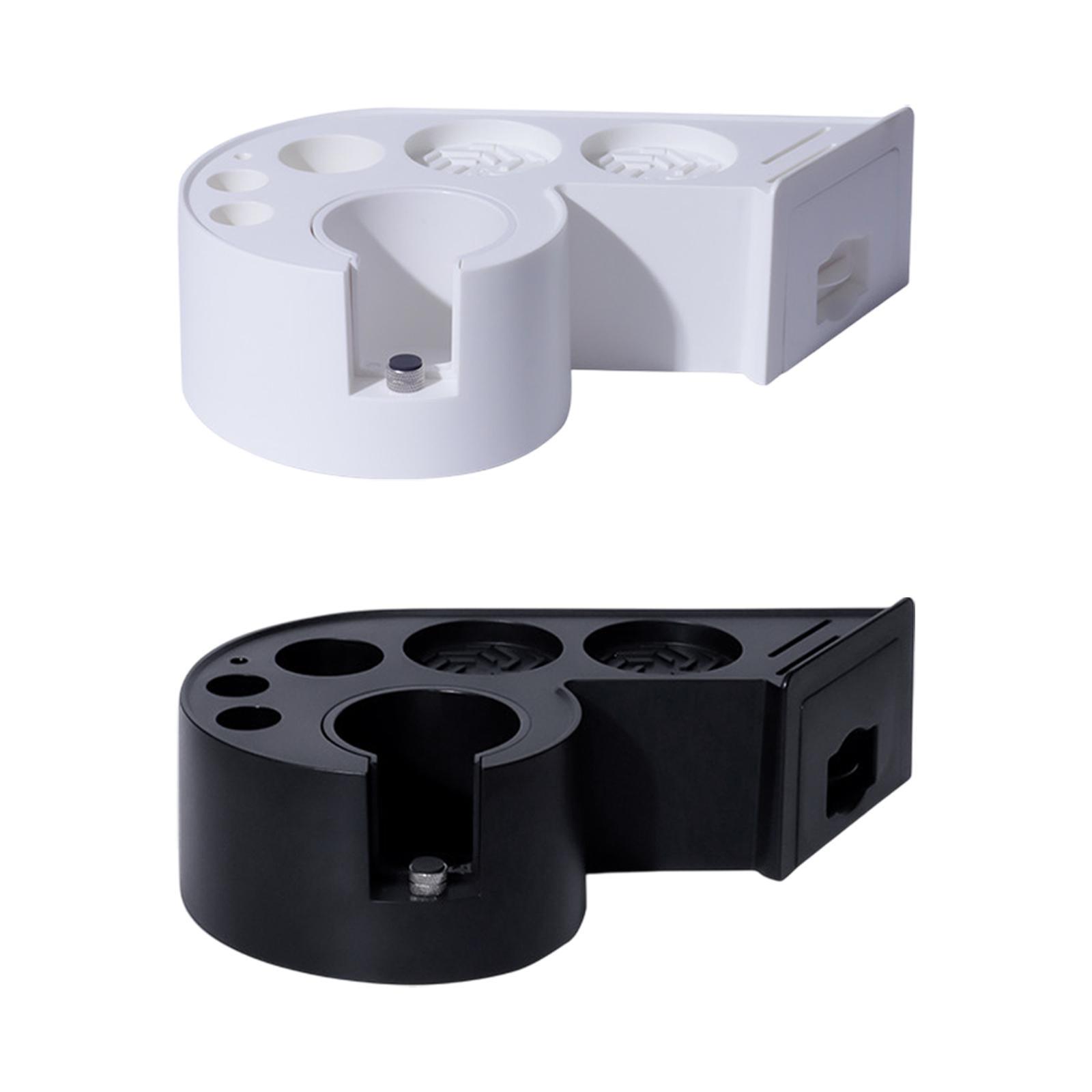 Espresso Tamping Station Organizer Accessory Versatile 29x18x9cm with Drawer Black