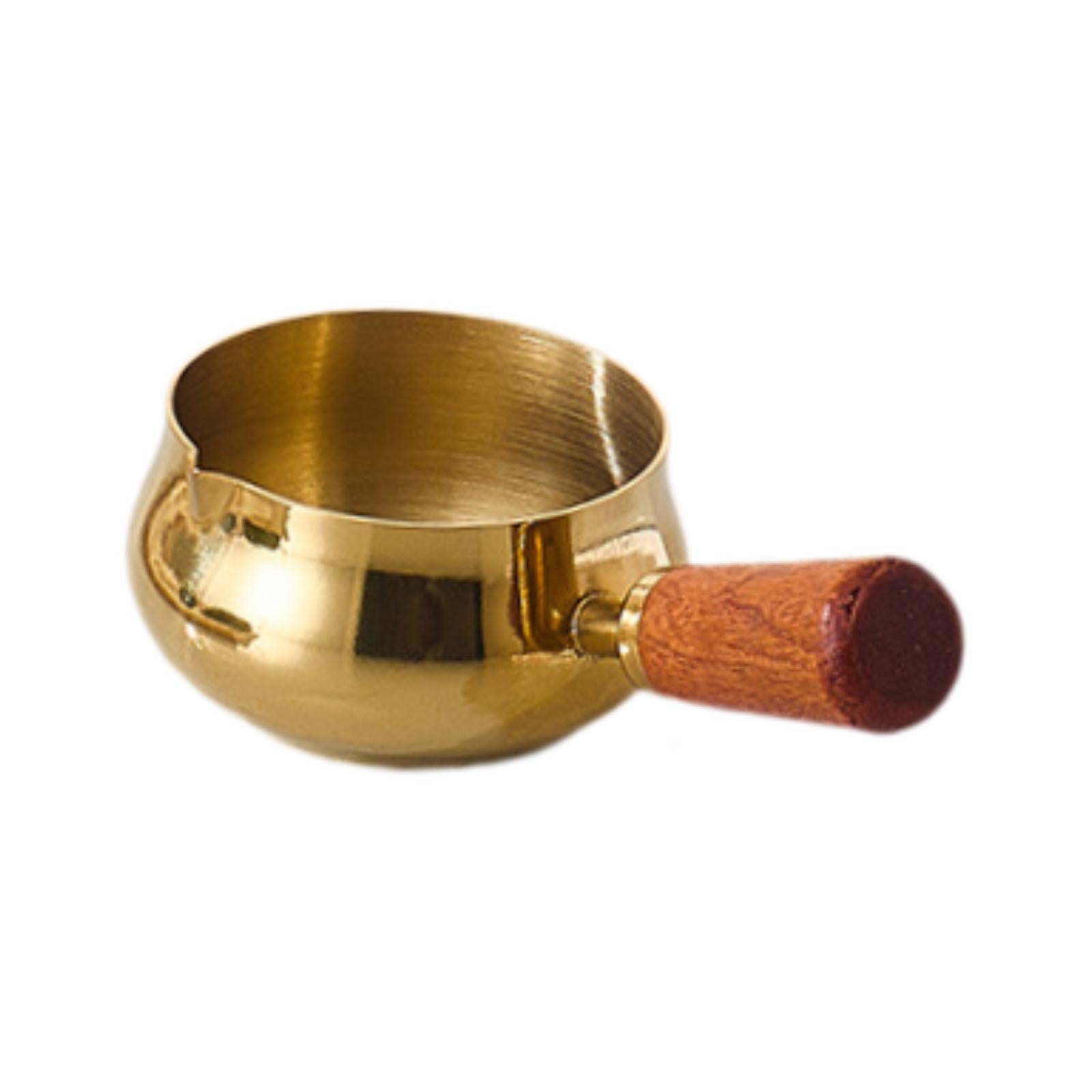 Stainless Steel Sauce Cup Reusable Measuring Cup Kitchen Gadget Dipping Bowl S Gold