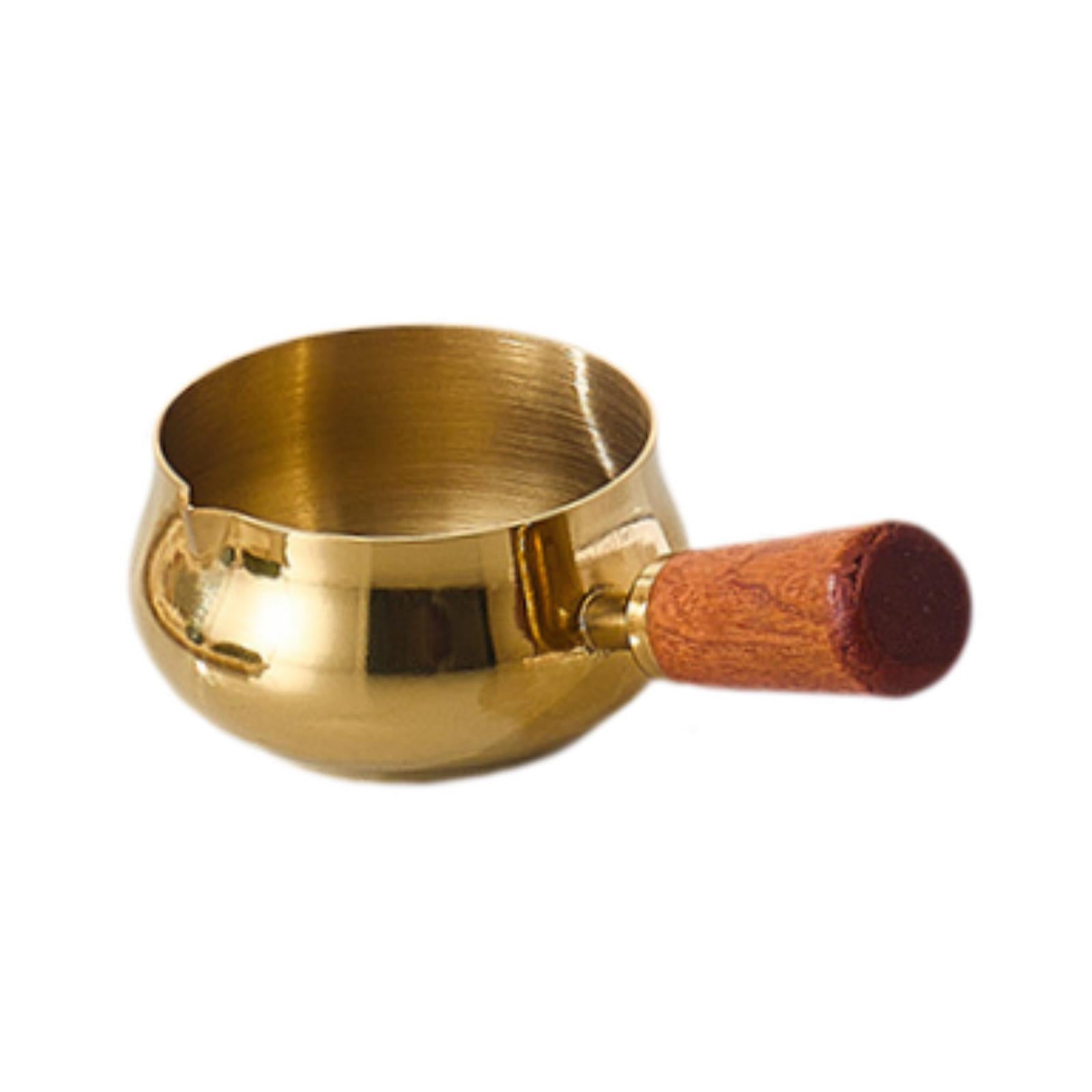 Stainless Steel Sauce Cup Reusable Measuring Cup Kitchen Gadget Dipping Bowl S Gold