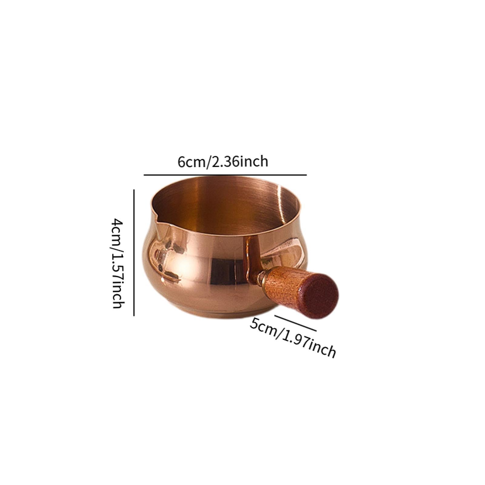 Stainless Steel Sauce Cup Reusable Measuring Cup Kitchen Gadget Dipping Bowl M Rose Gold