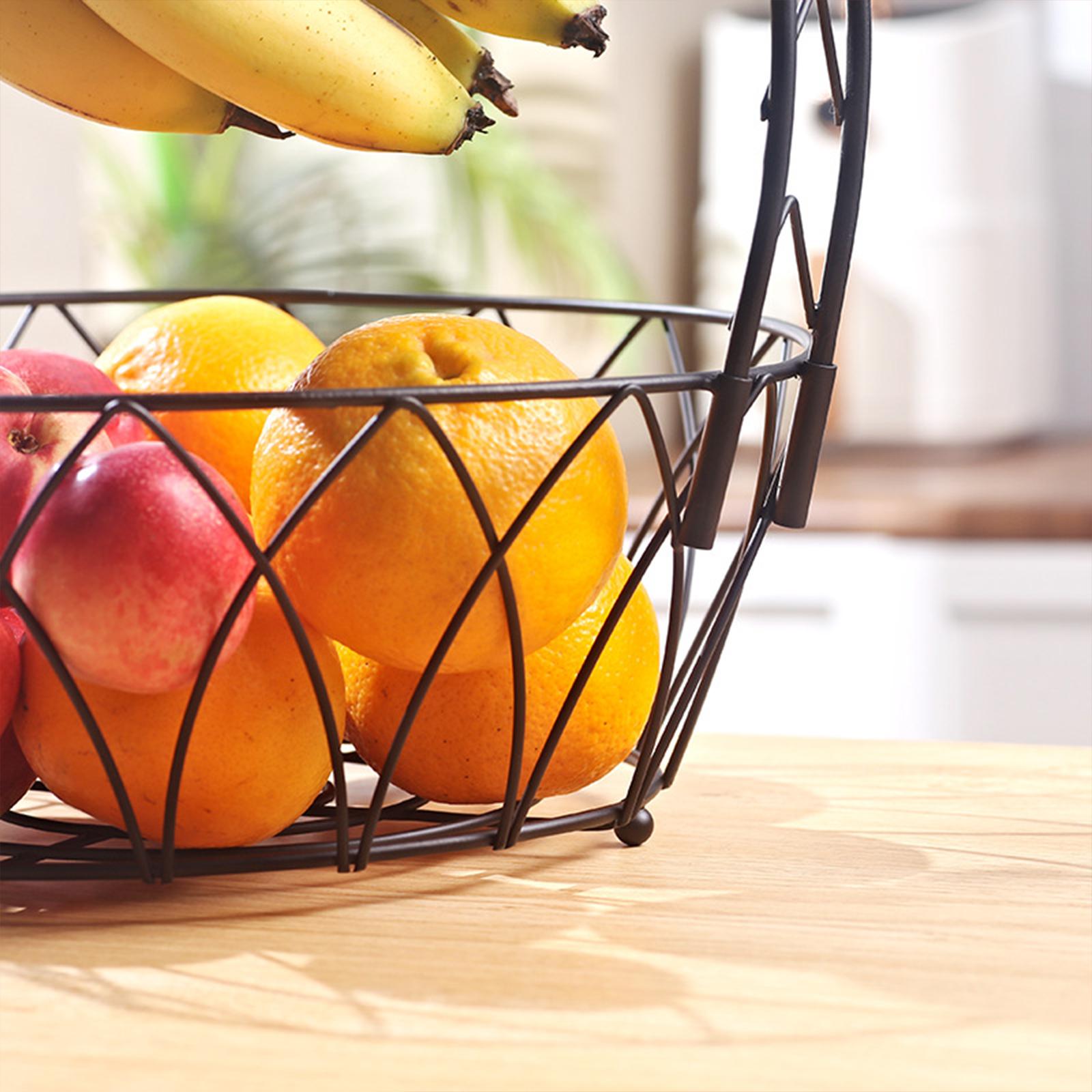 Fruit Basket Decoration Storage Bread Basket for Living Room Produce Kitchen