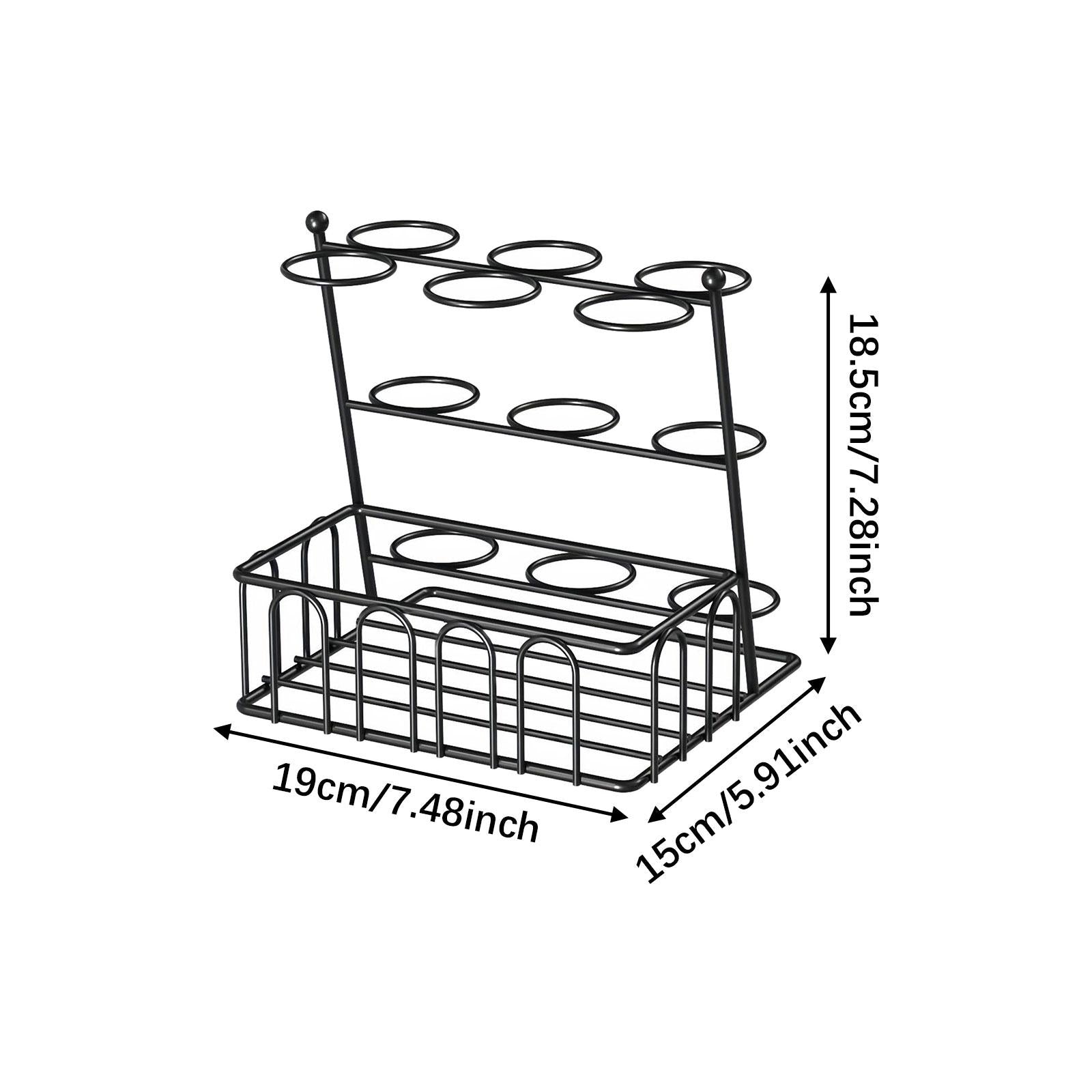Egg Dispenser Eggs Organizer Sturdy Metal Egg Holder for Home Pantry Cabinet