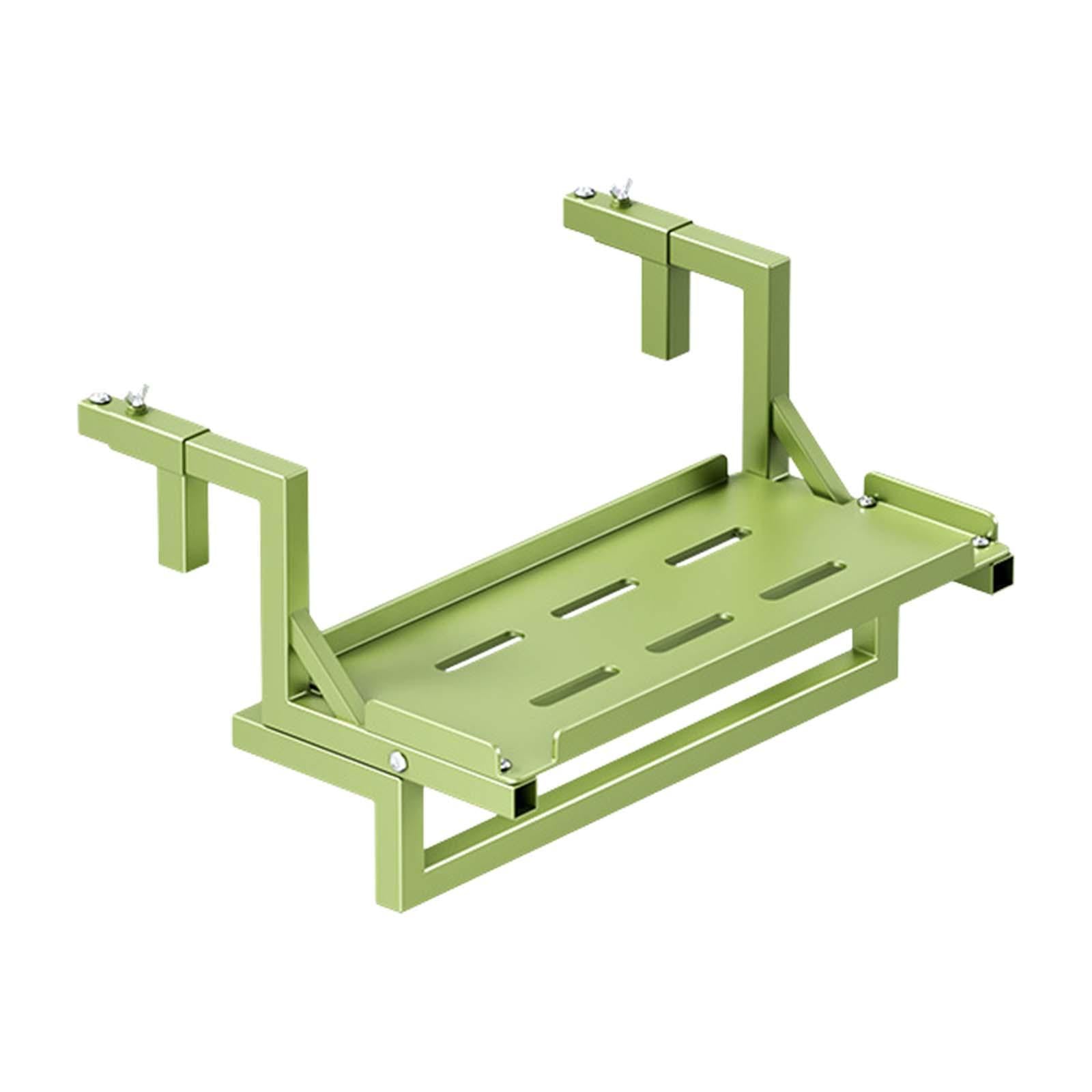 Balcony Railing Flower Pot Holder Stand Easy Installation Railing Plant Rack
