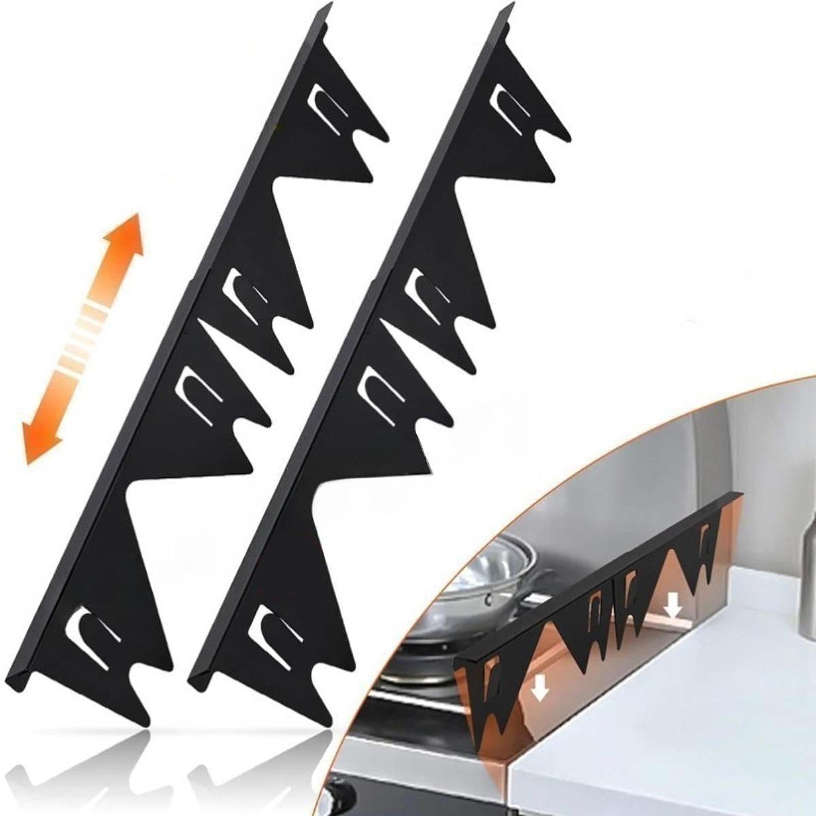 Stainless Steel Stovetop Counter Cover Stove Filler for Countertop Hotel 4 pieces