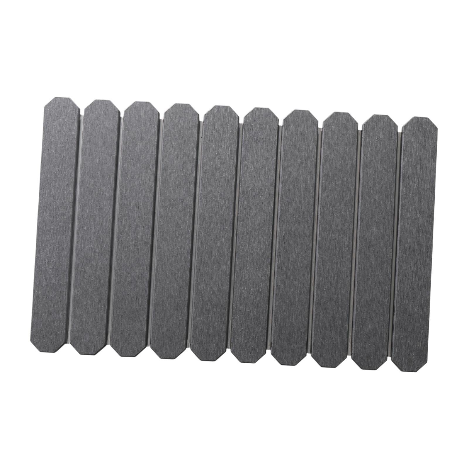 Stone Drying Mat for Kitchen Counter Large for Bathroom Household Countertop Dark Grey