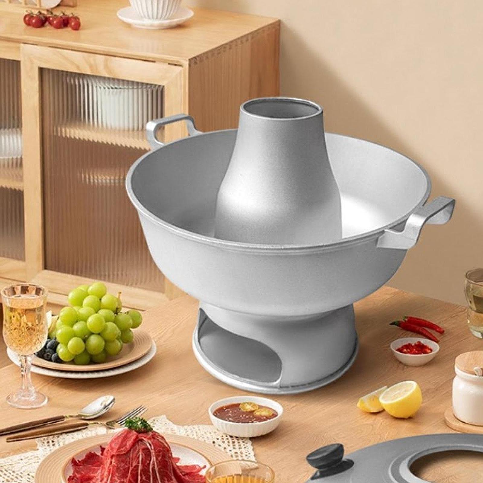 Chinese Traditional Beijing Charcoal Hot Pot Multifunction Cooking Shabu Pot