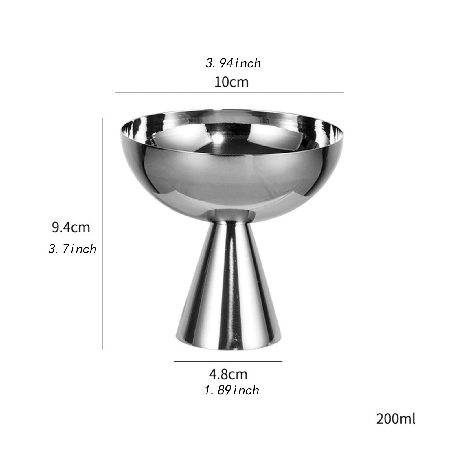 Ice Cream Bowl Sturdy Tableware Versatile Dessert Bowl for Hotel Home Picnic 10x9.4x4.8cm