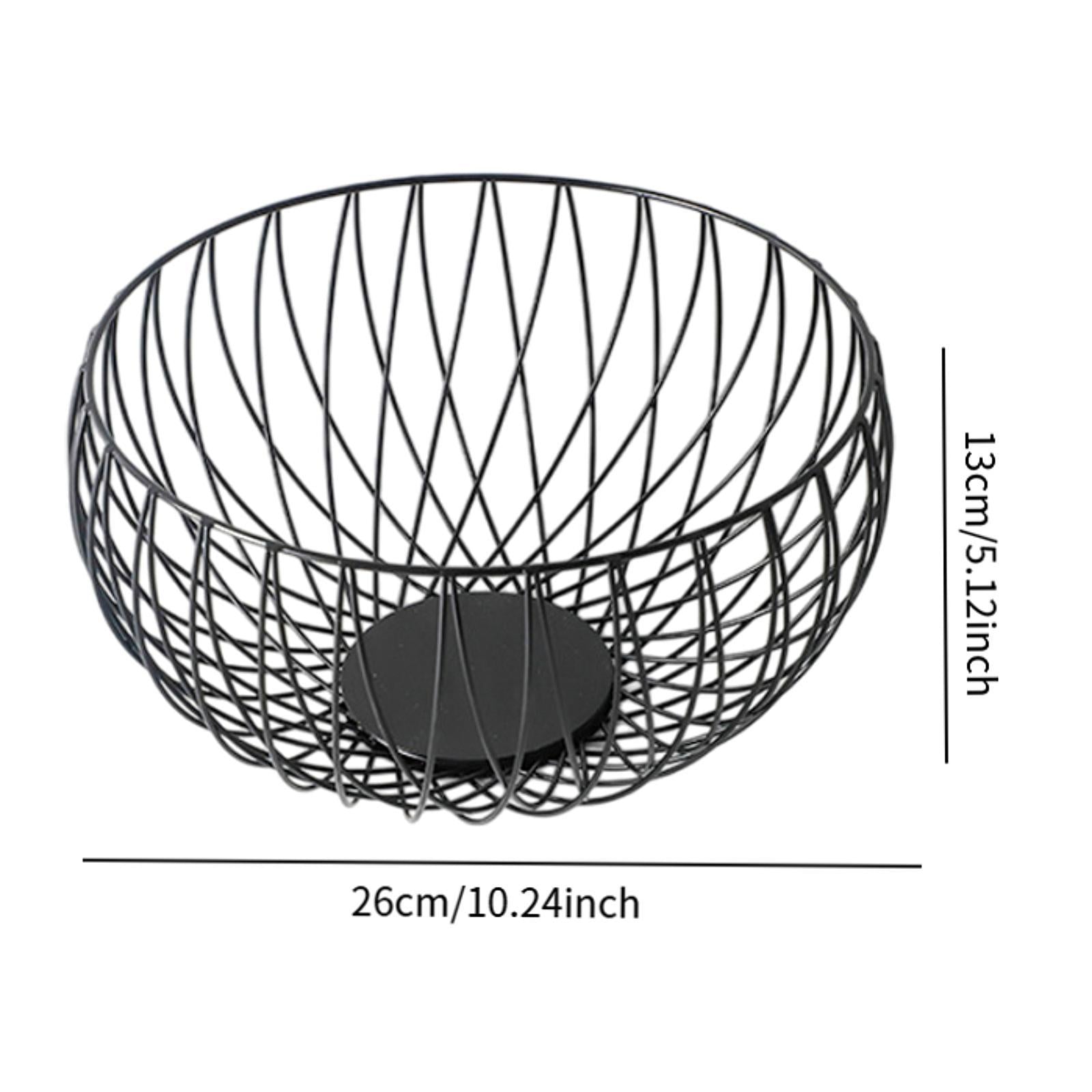 Fruit Bowl Basket Kitchen Counter Multipurpose Space Saver Coffee Pod Holder